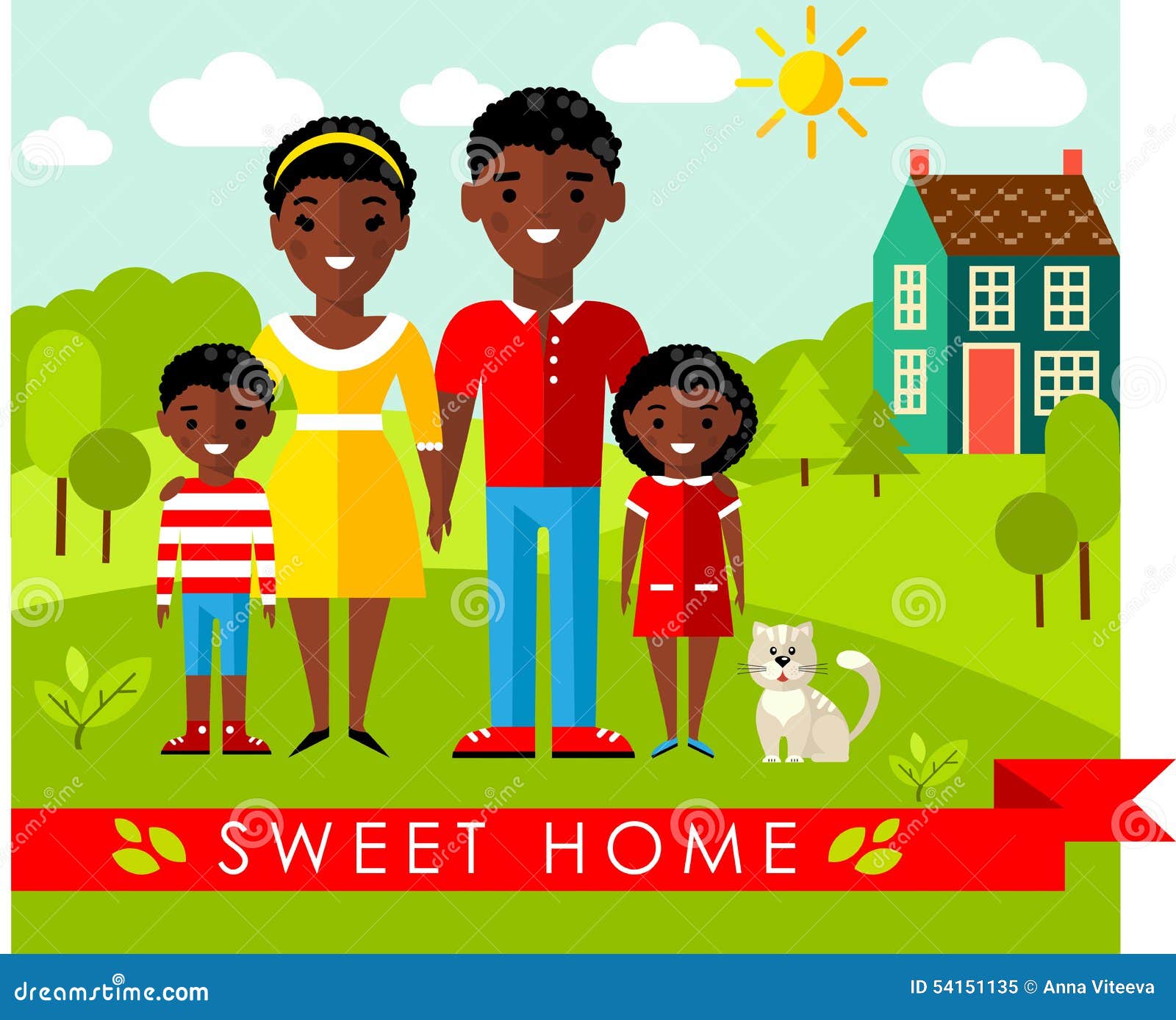 clipart african american family - photo #15
