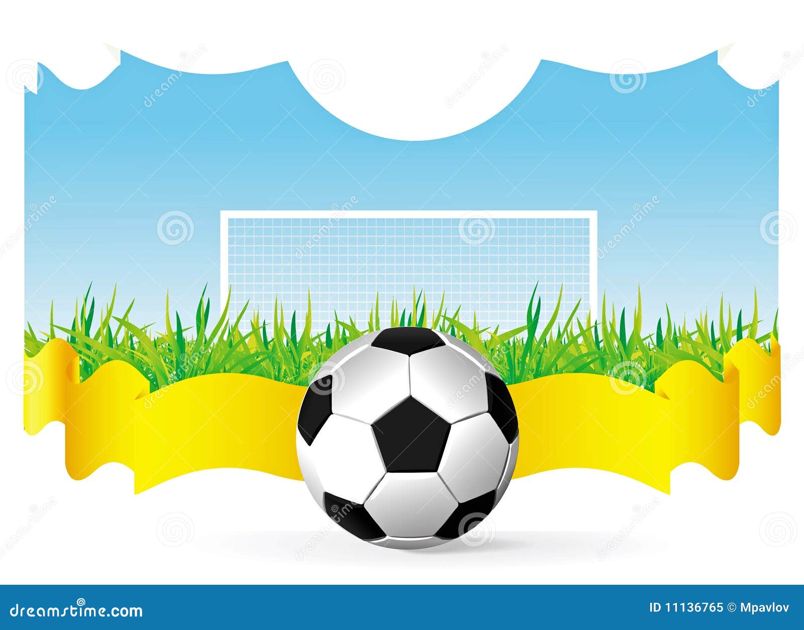 Vector Football Background Royalty Free Stock Photo - Image: 11136765