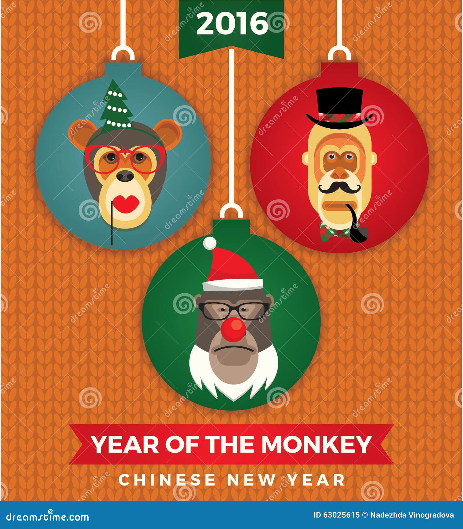 new year 2016 year of the monkey symbol vector illustration of monkeys symbol of 2016 stock new year 2016 year of the monkey symbol vector illustration of monkeys symbol of 2016 stock