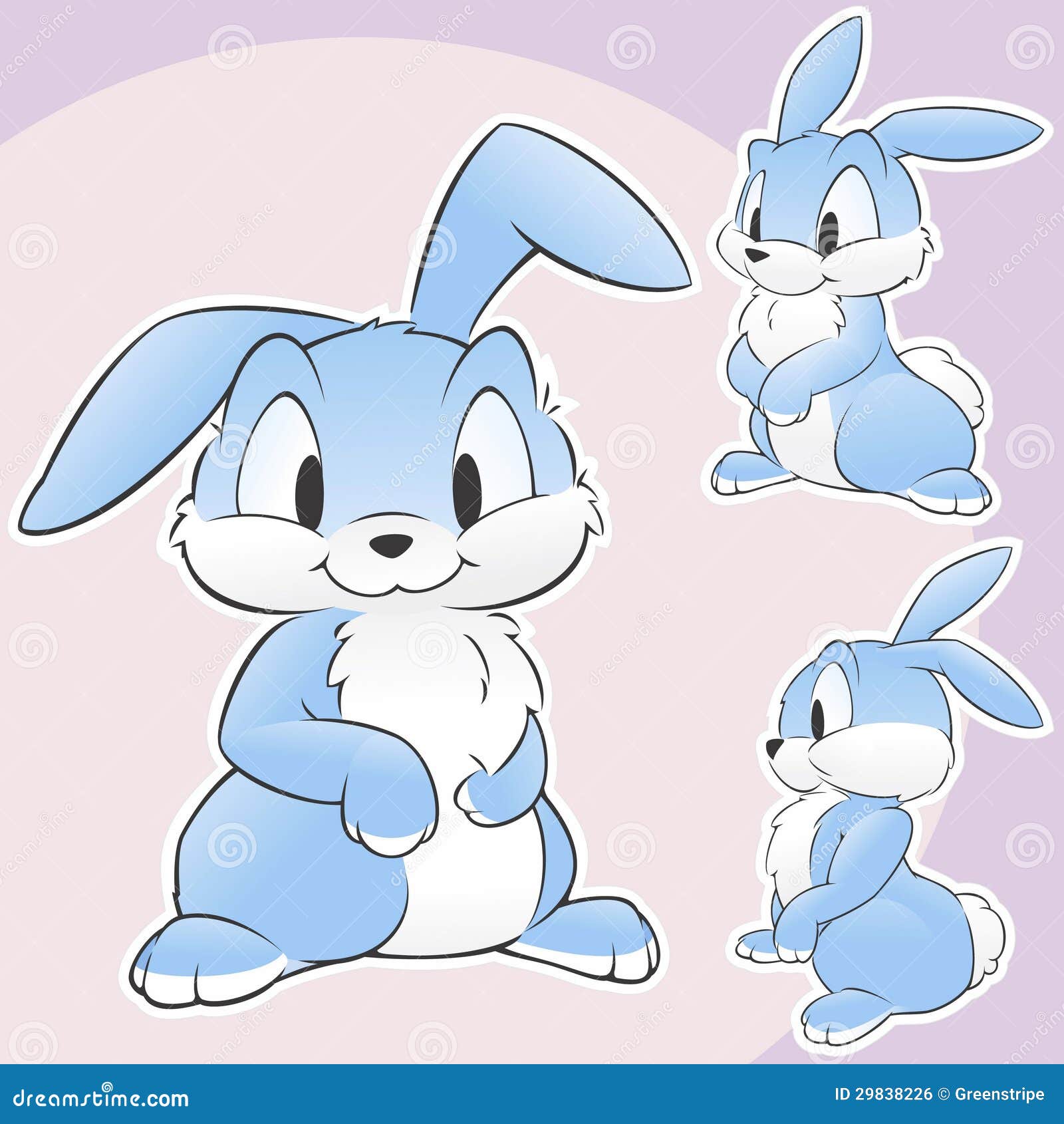 Cute Cartoon Rabbit Bunny Royalty Free Stock Image - Image: 29838226