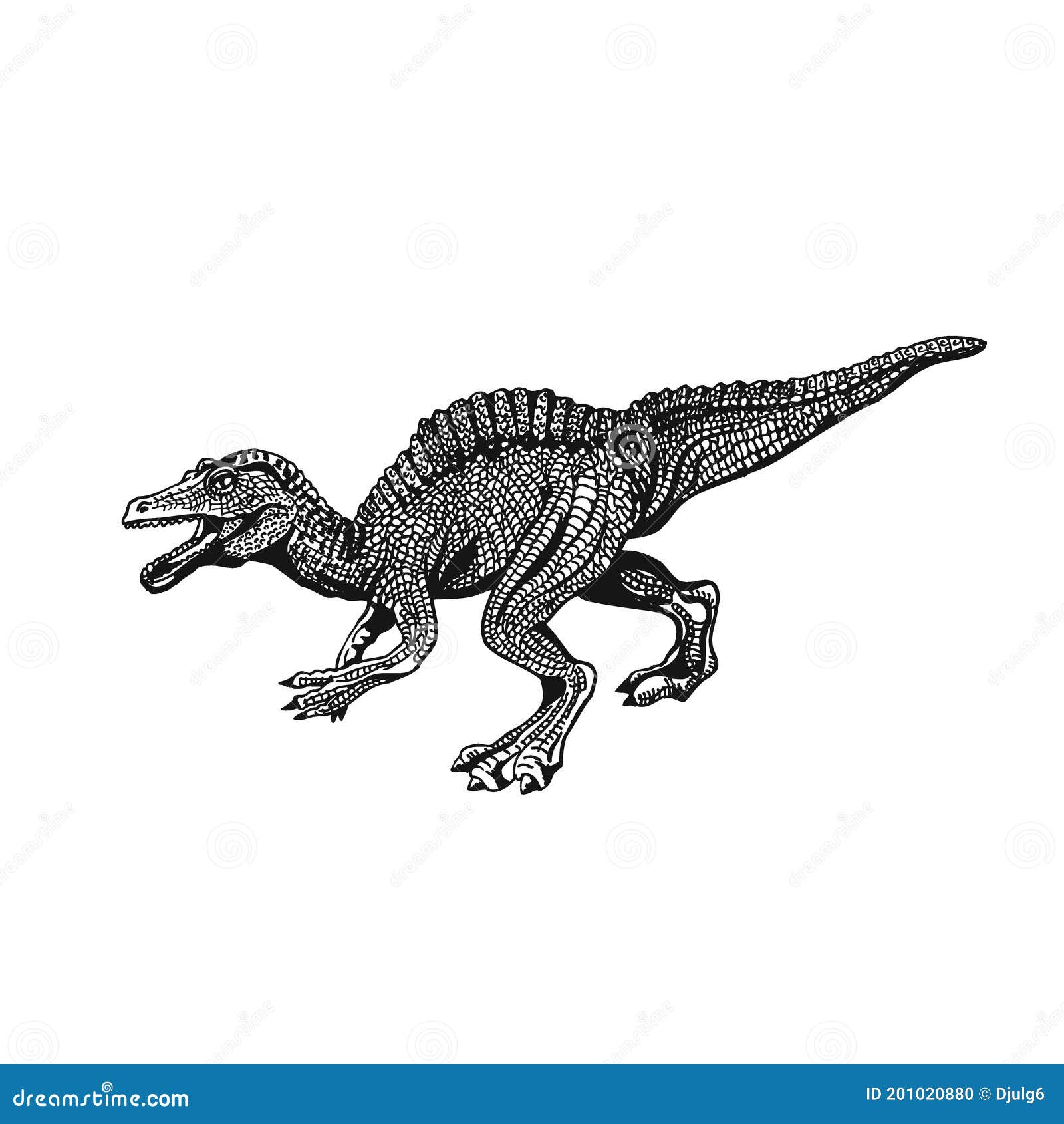 Spinosaurus Dinosaurs Silhouettes In Prehistoric Environment 2400 The Best Porn Website
