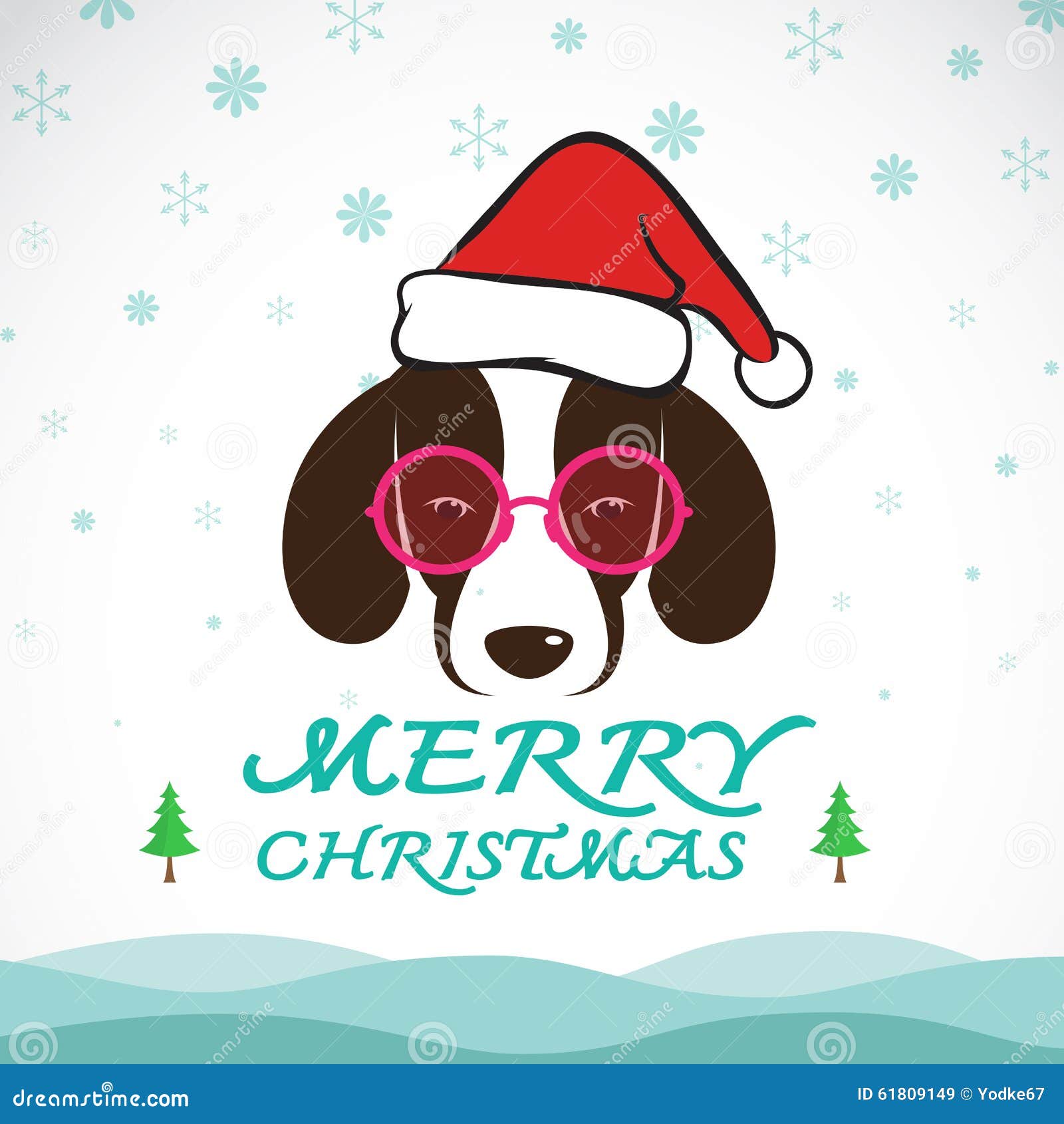 merry christmas dog clipart - photo #28