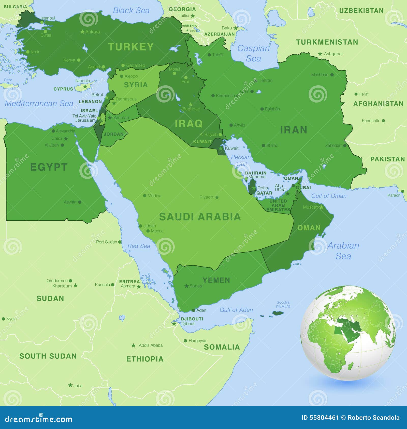 clipart map of middle east - photo #49