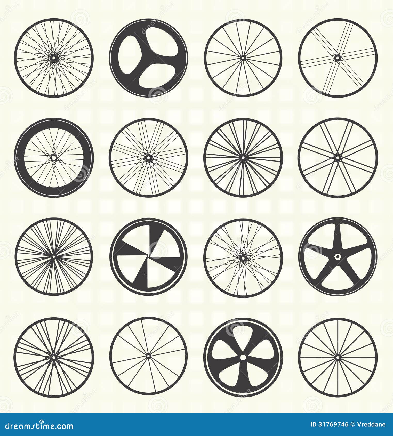 Bicycle Wheel Vector