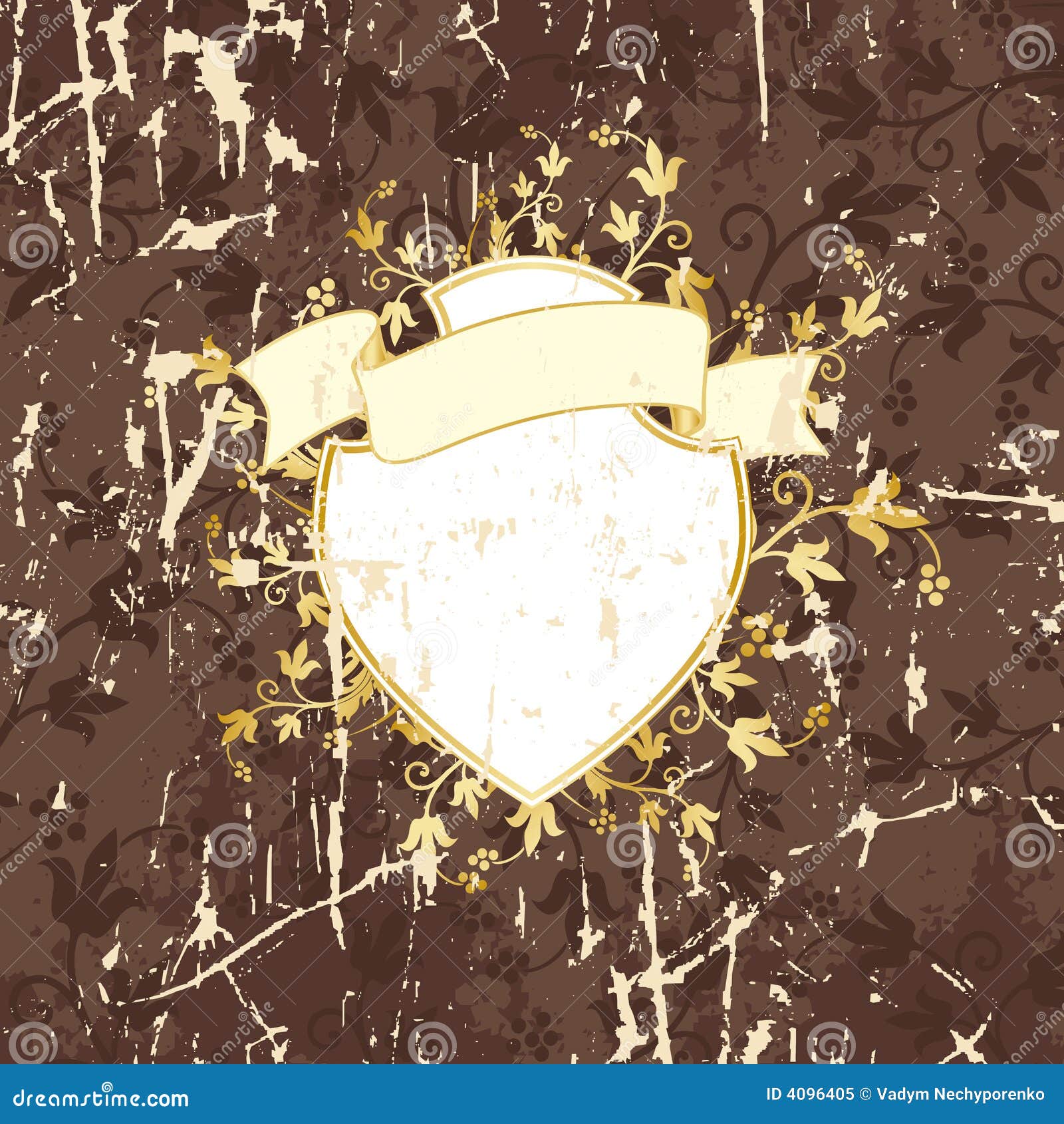 Vector Shield And Banner Royalty Free Stock Photo - Image: 4096405