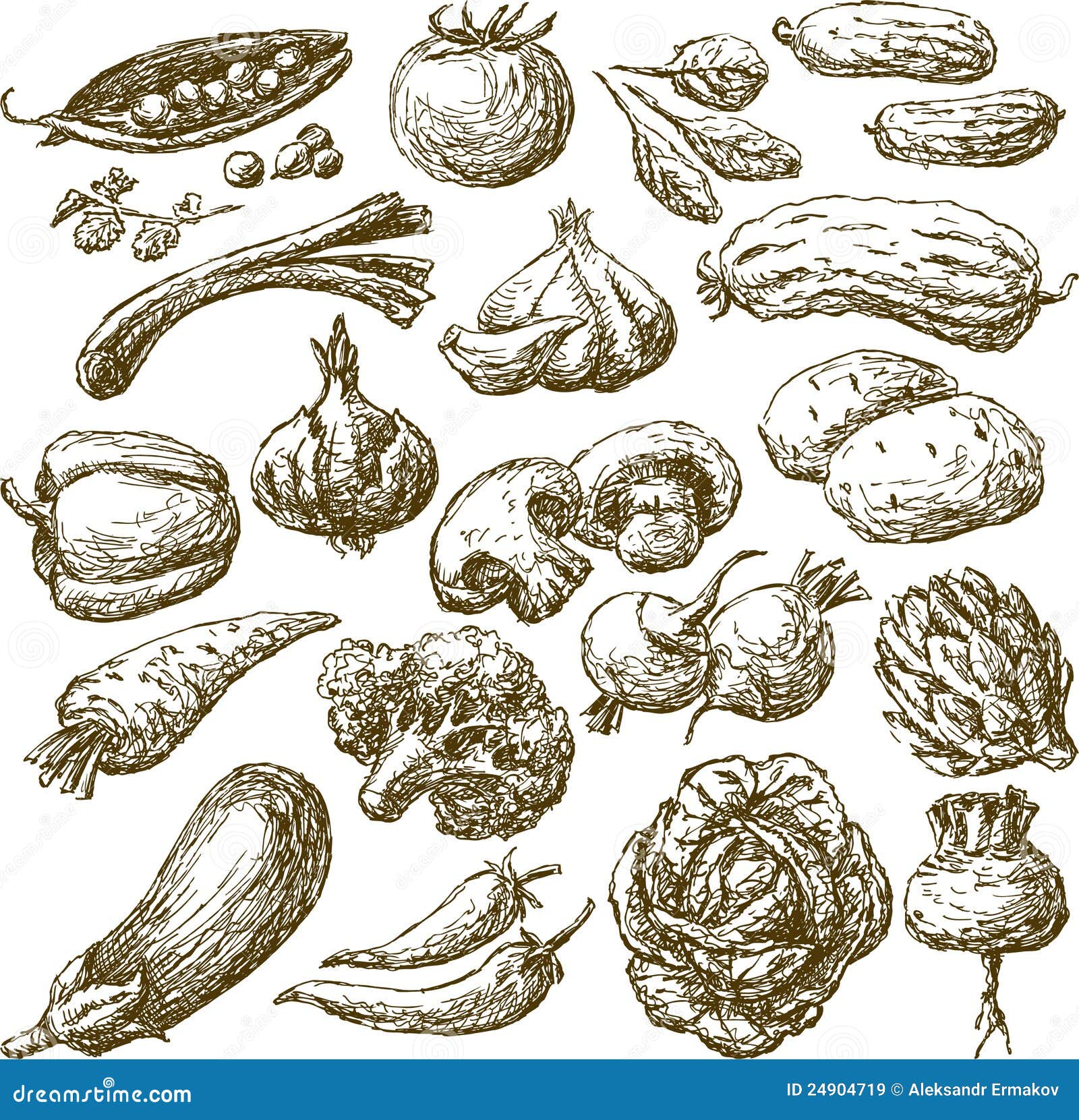Vegetables Royalty Free Stock Images - Image: 24904719