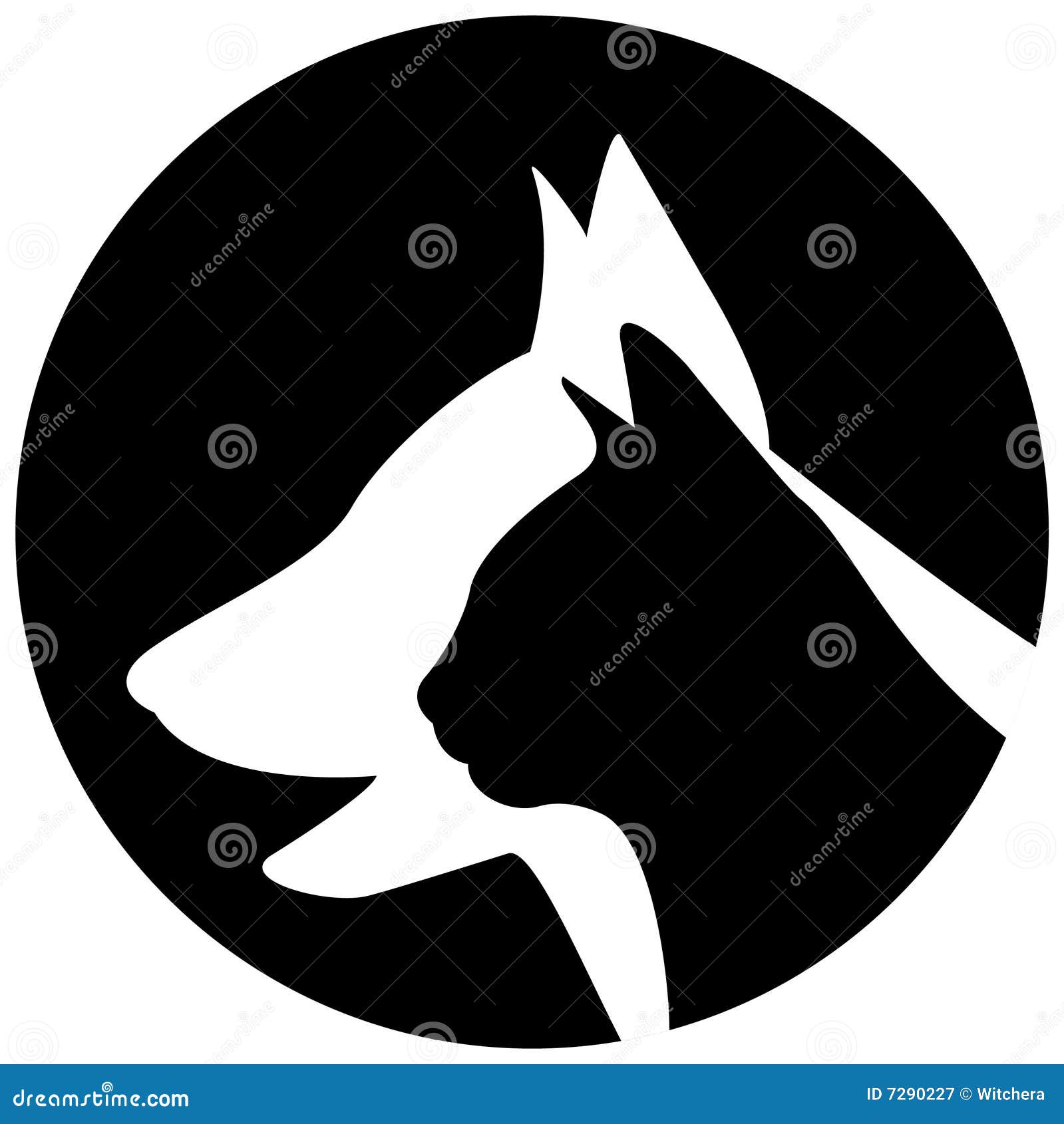 Veterinary Logo Royalty Free Stock Photography - Image: 7290227
