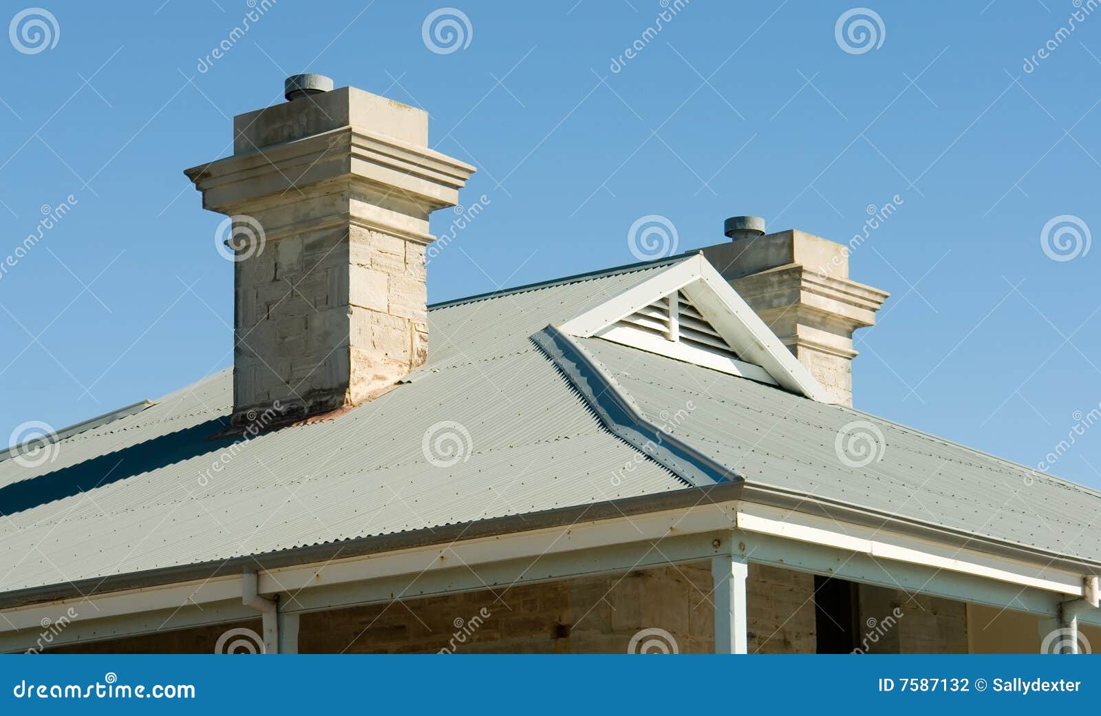 house roof line