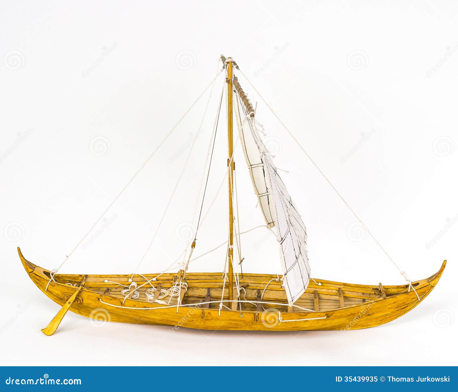 Viking Boat Model Royalty Free Stock Photo - Image: 35439935