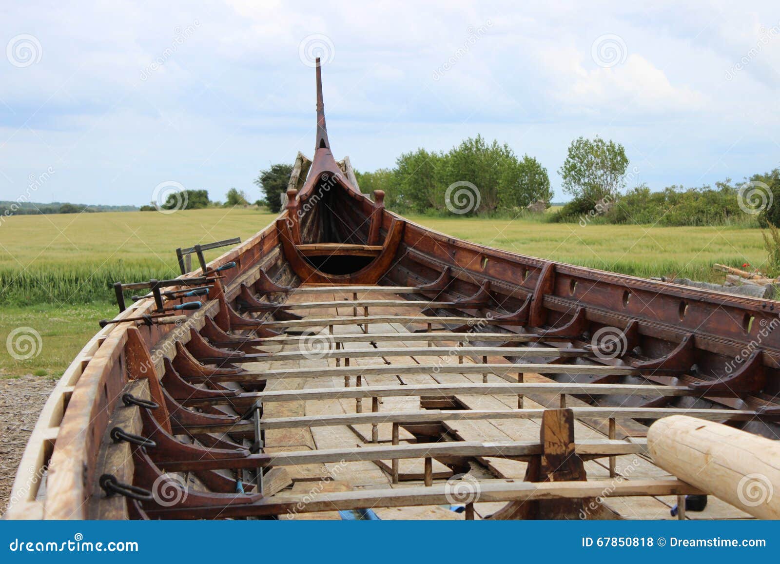 Viking Ship Stock Photo - Image: 67850818