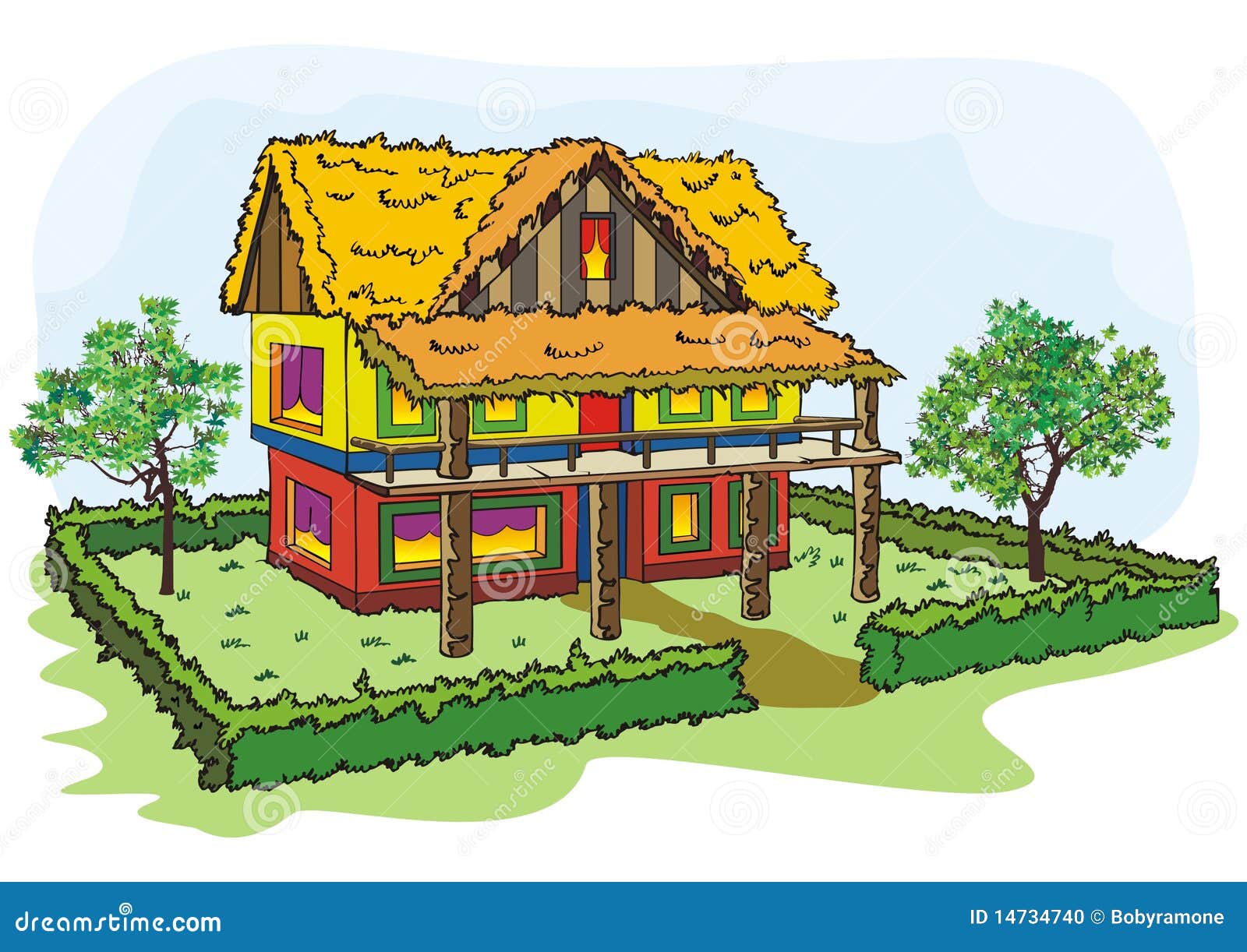 ranch house clipart - photo #8