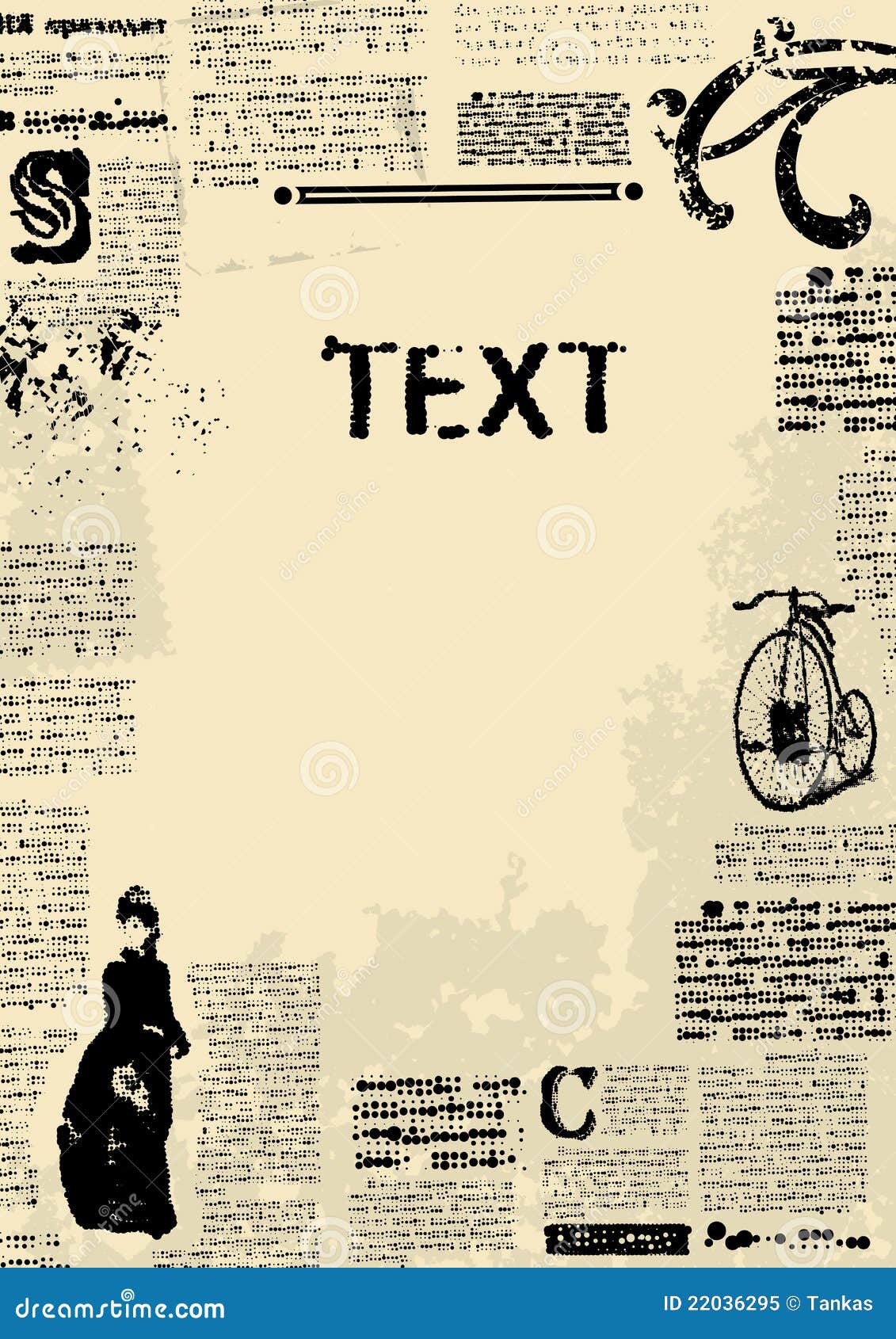 vintage newspaper clipart - photo #2