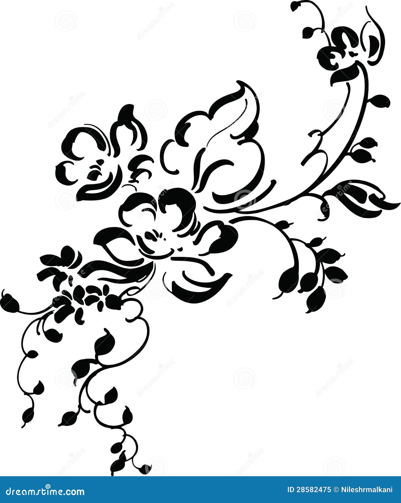 vintage floral design royalty free stock photo image vintage floral design royalty free stock photo image