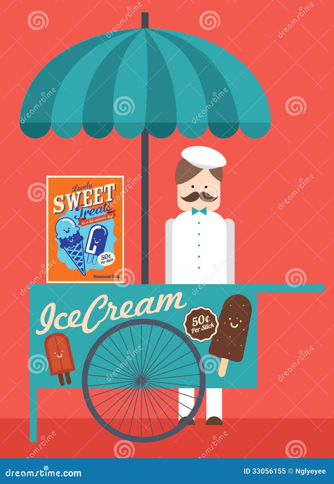 ice cream vendor clipart - photo #35