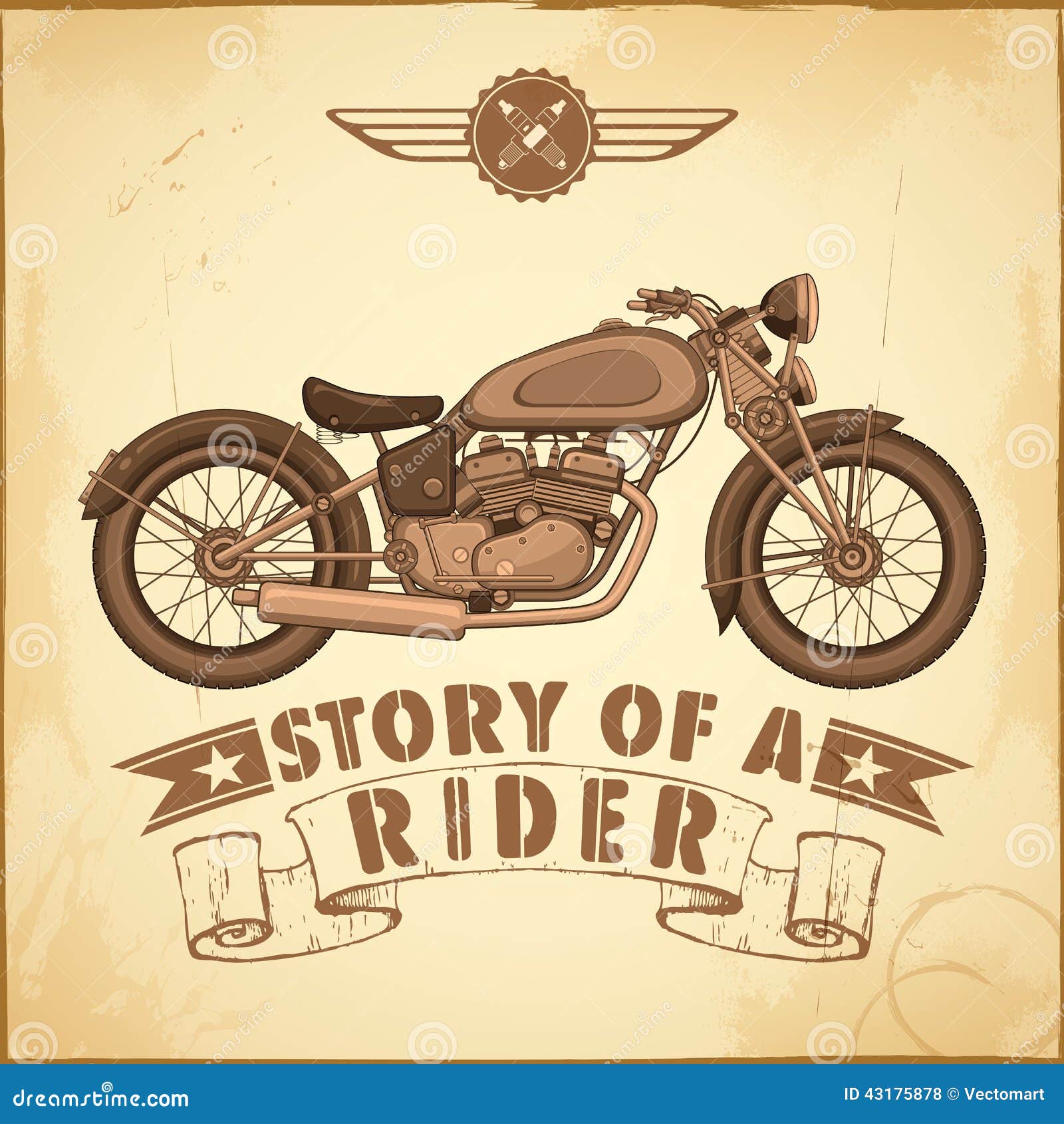 vintage motorcycle clipart - photo #19