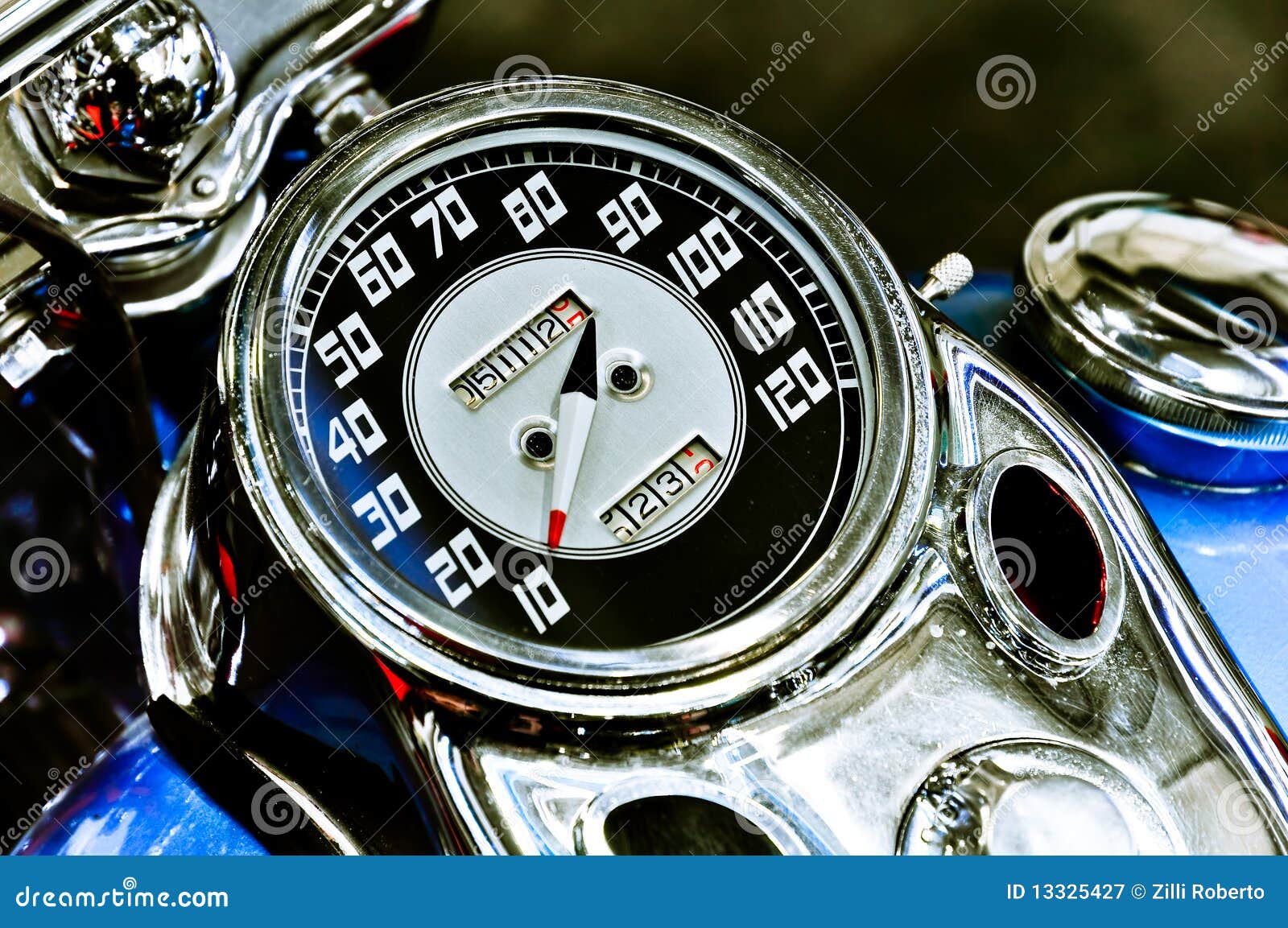 Vintage Motorcycle Speedometer 110