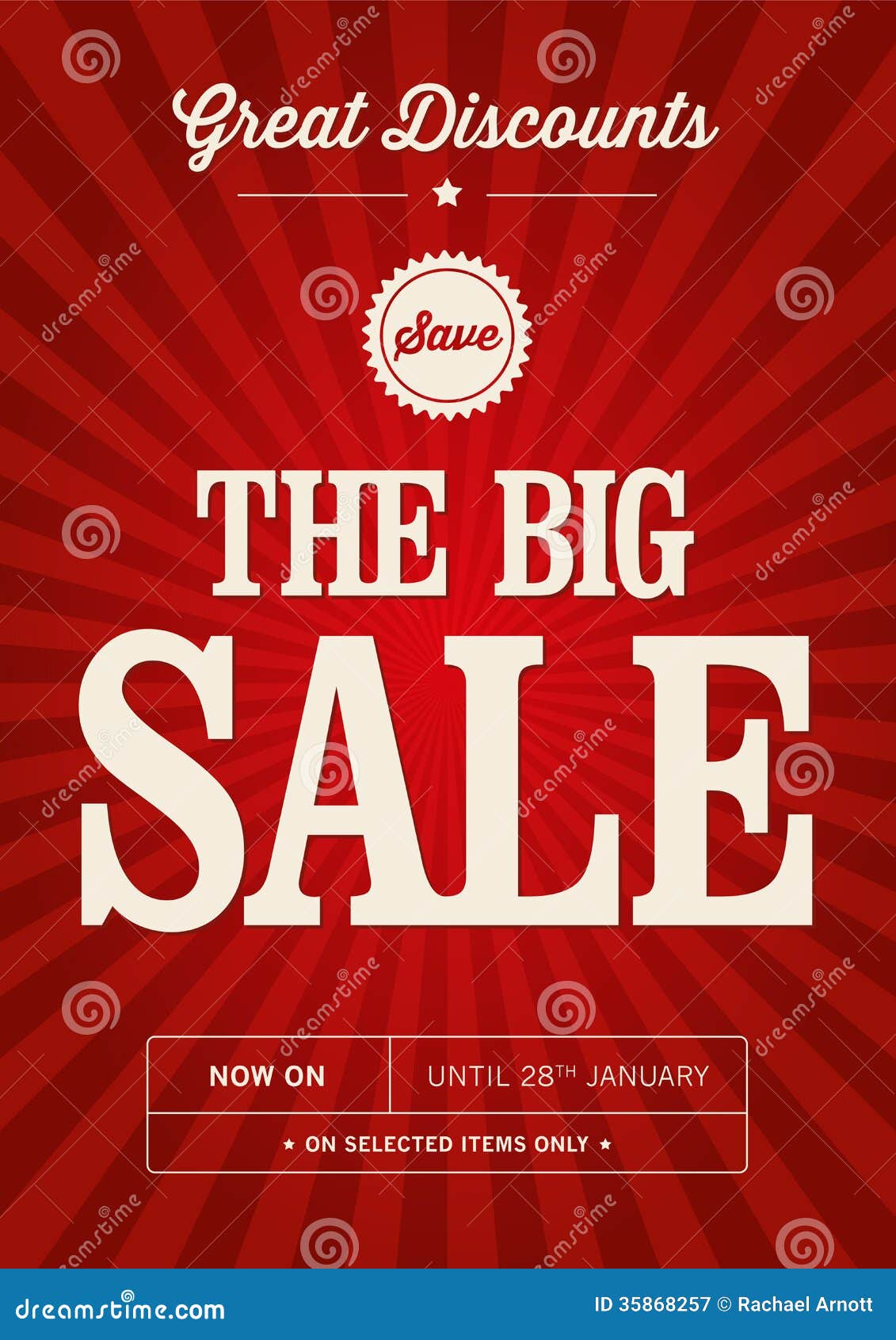 Vintage Sale Design Royalty Free Stock Photography - Image: 35868257