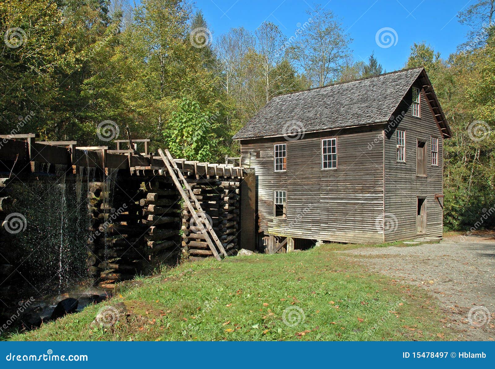 Vintage sawmill located in Cades Cove Area of the Smokey Mountains of 