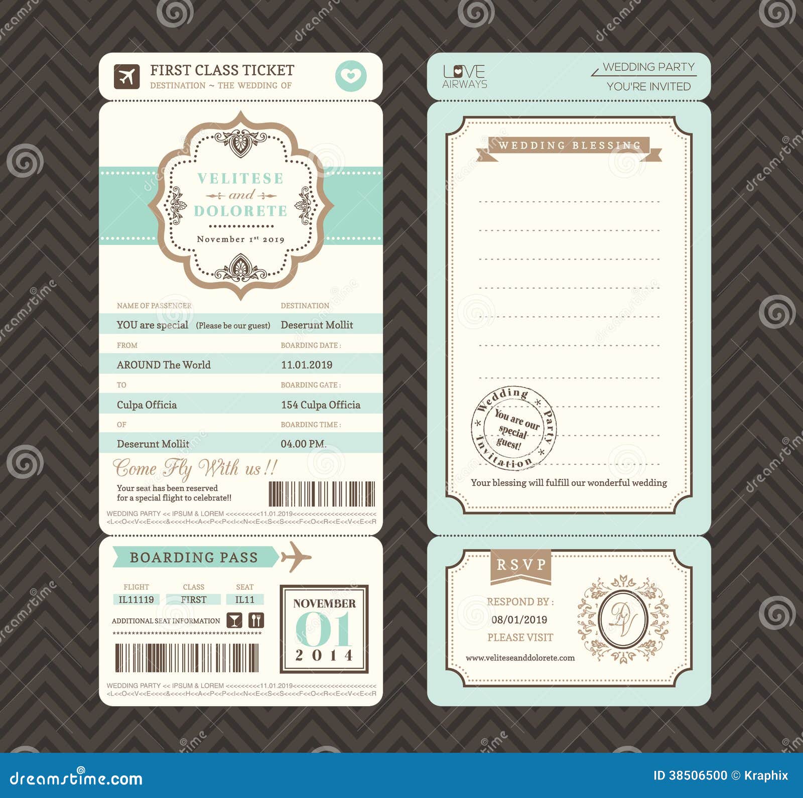 vintage-style-boarding-pass-ticket-wedding-invitation-template-stock