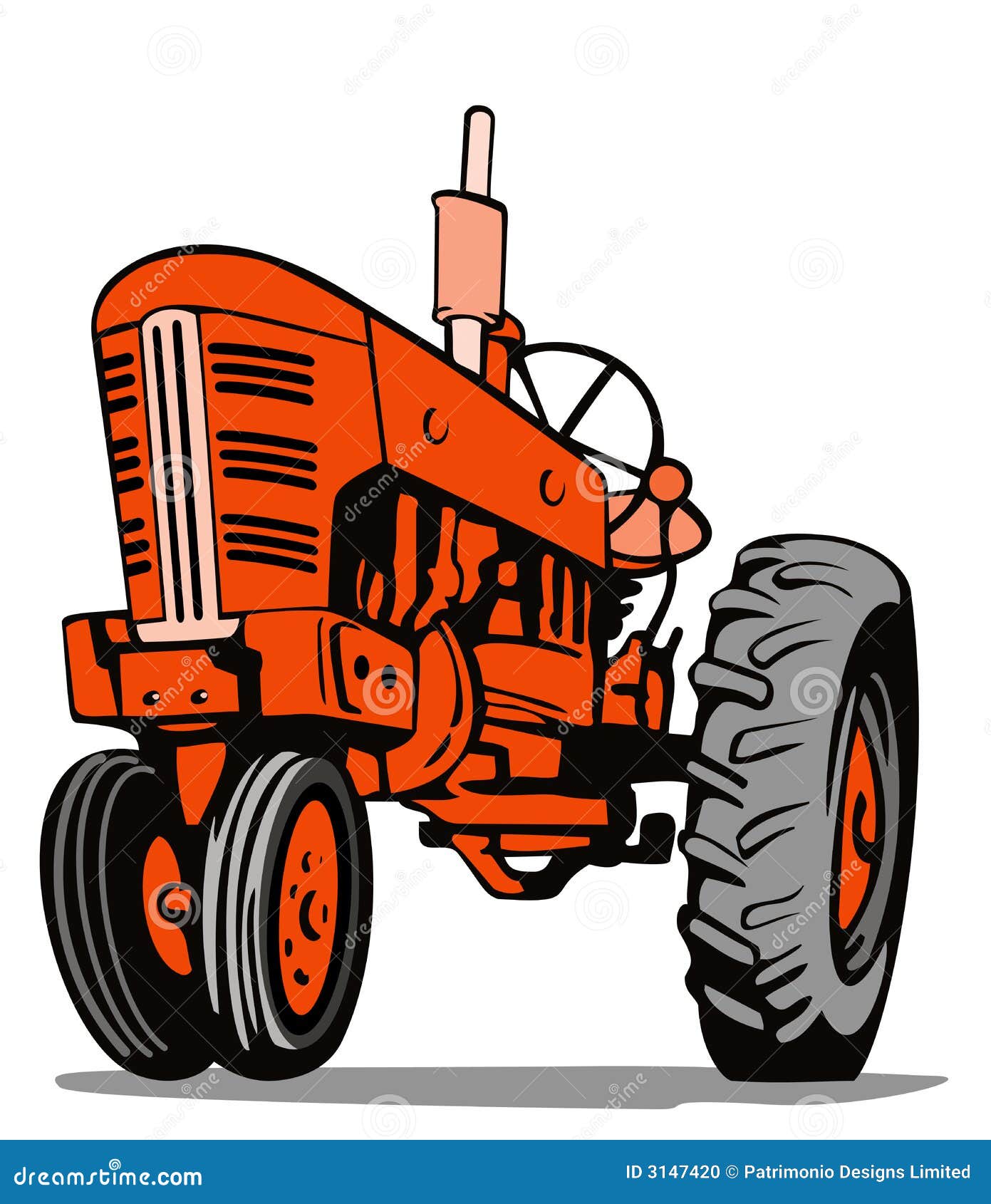 vintage tractor clipart - photo #20