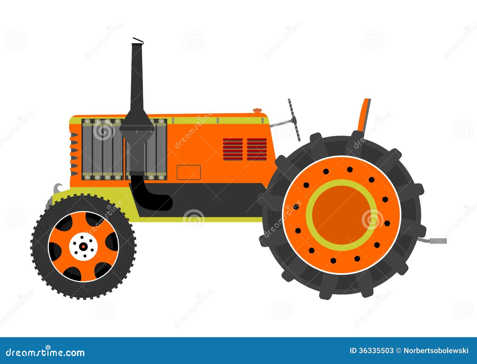 vintage tractor clipart - photo #12