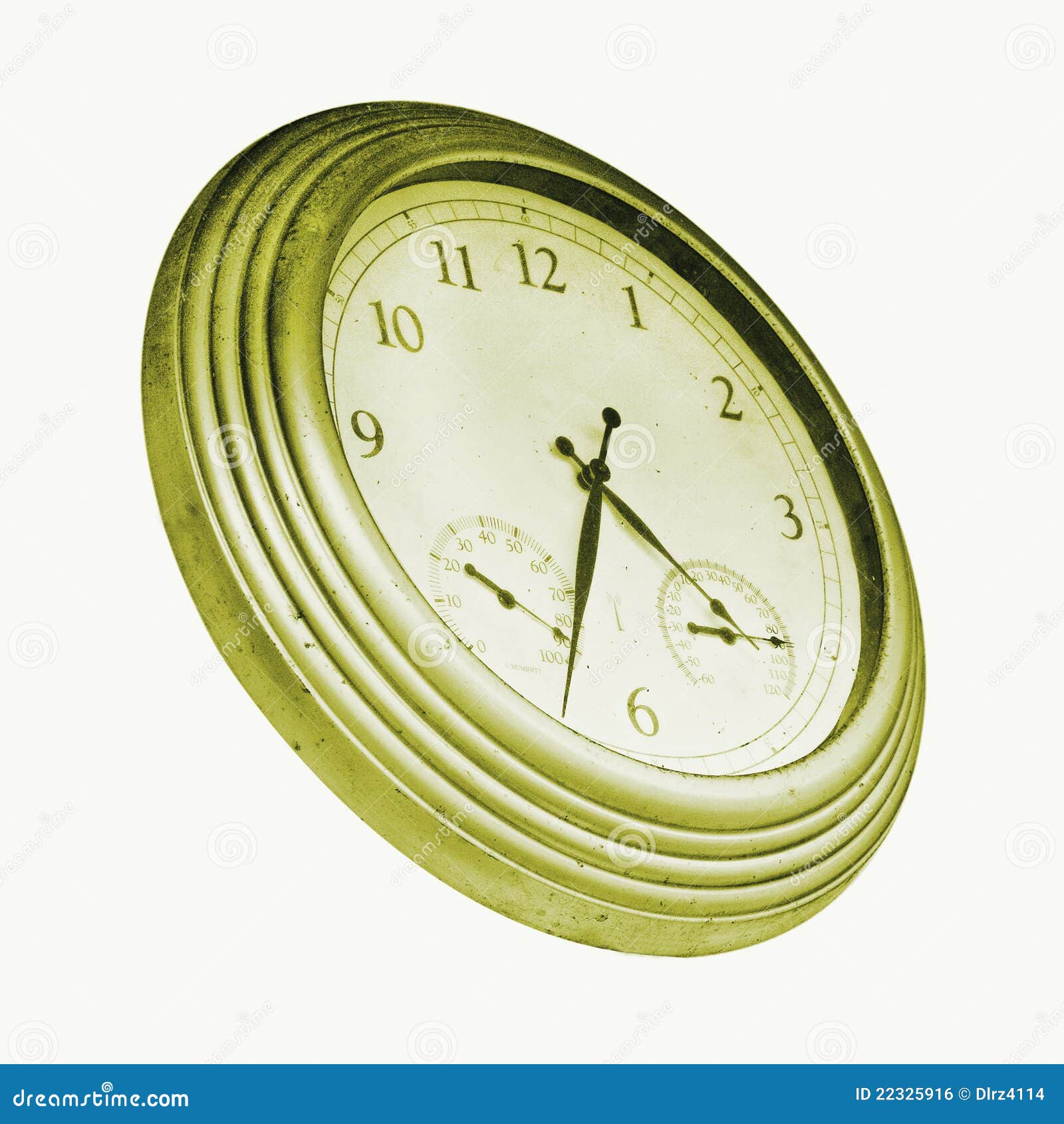 Vintage Wall Clock Royalty Free Stock Image - Image: 22325916
