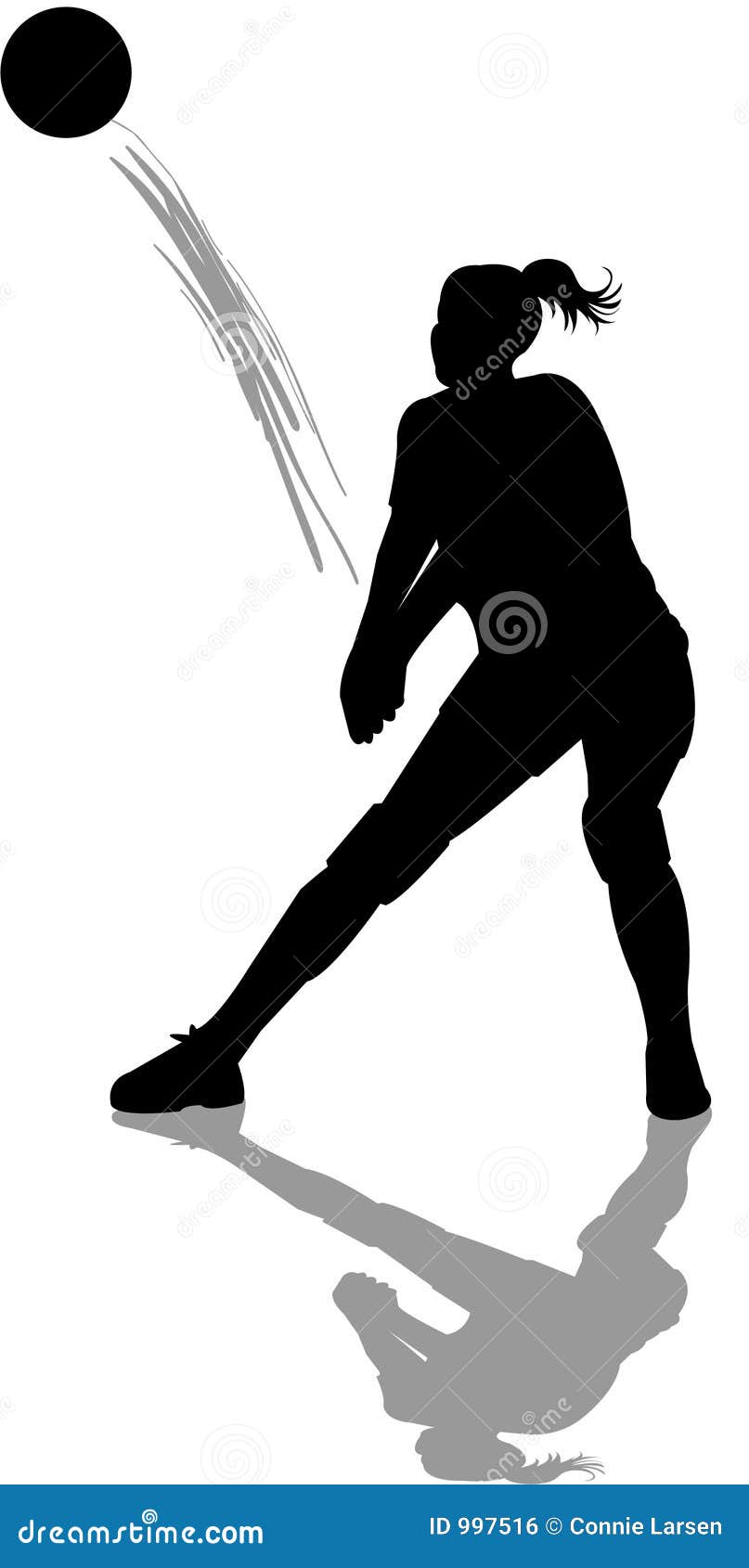 volleyball silhouette clip art - photo #30