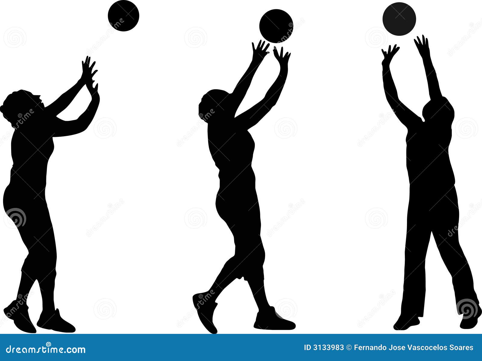 volleyball silhouette clip art - photo #31
