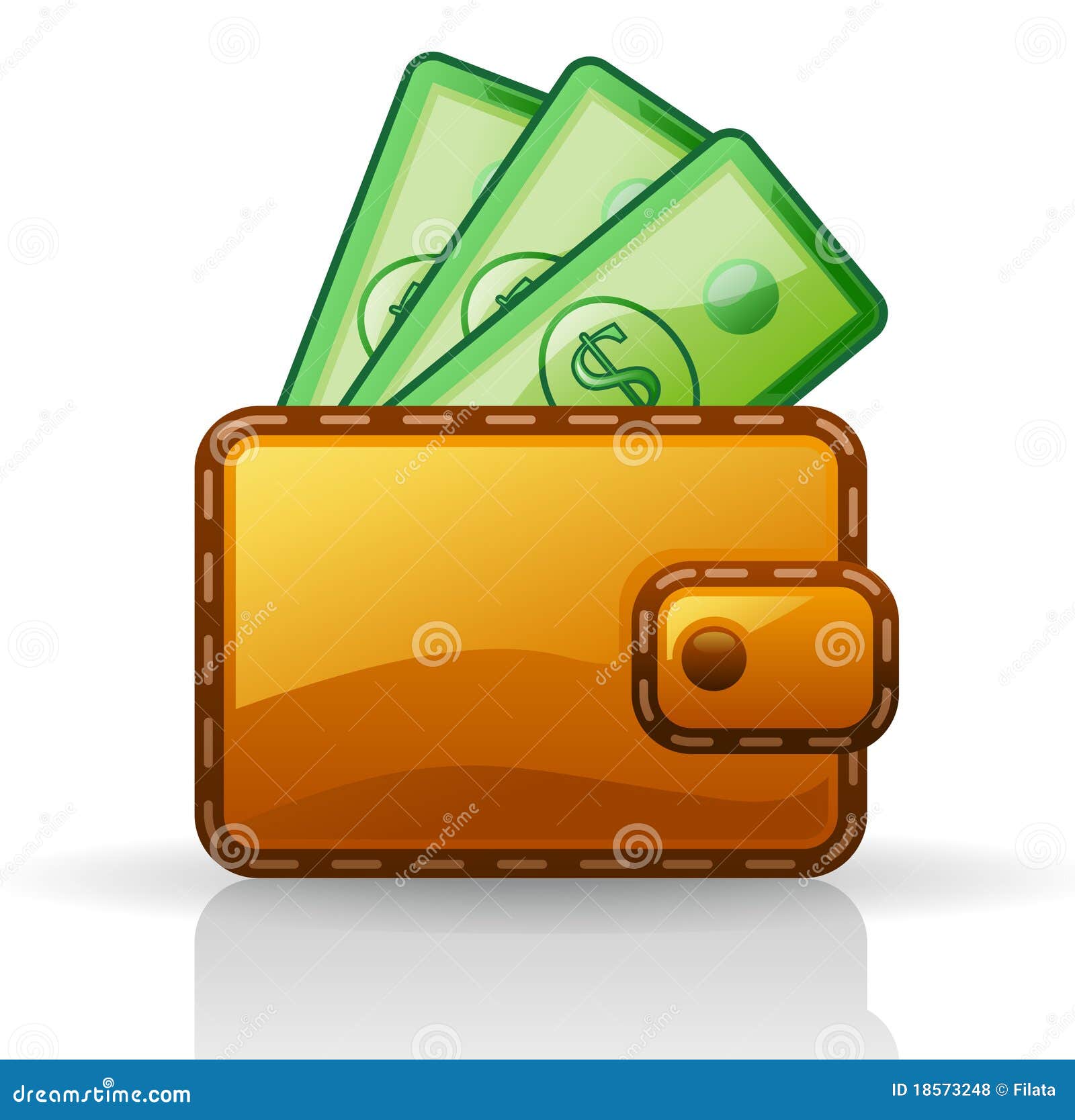 clipart wallet with money - photo #20