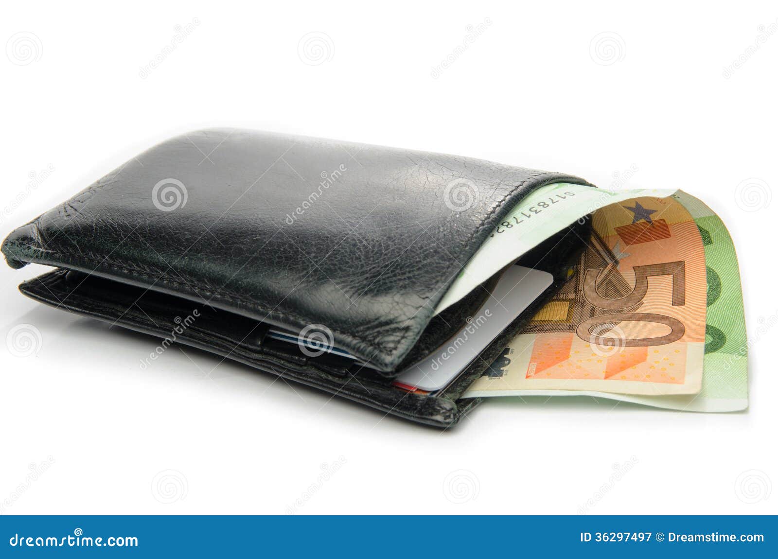 Wallet With Euro Royalty Free Stock Photography - Image: 36297497