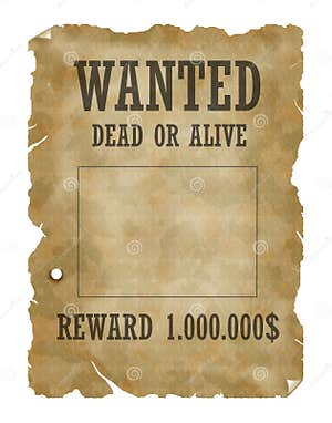 Wanted Dead Or Alive Stock Photo Image 2155310