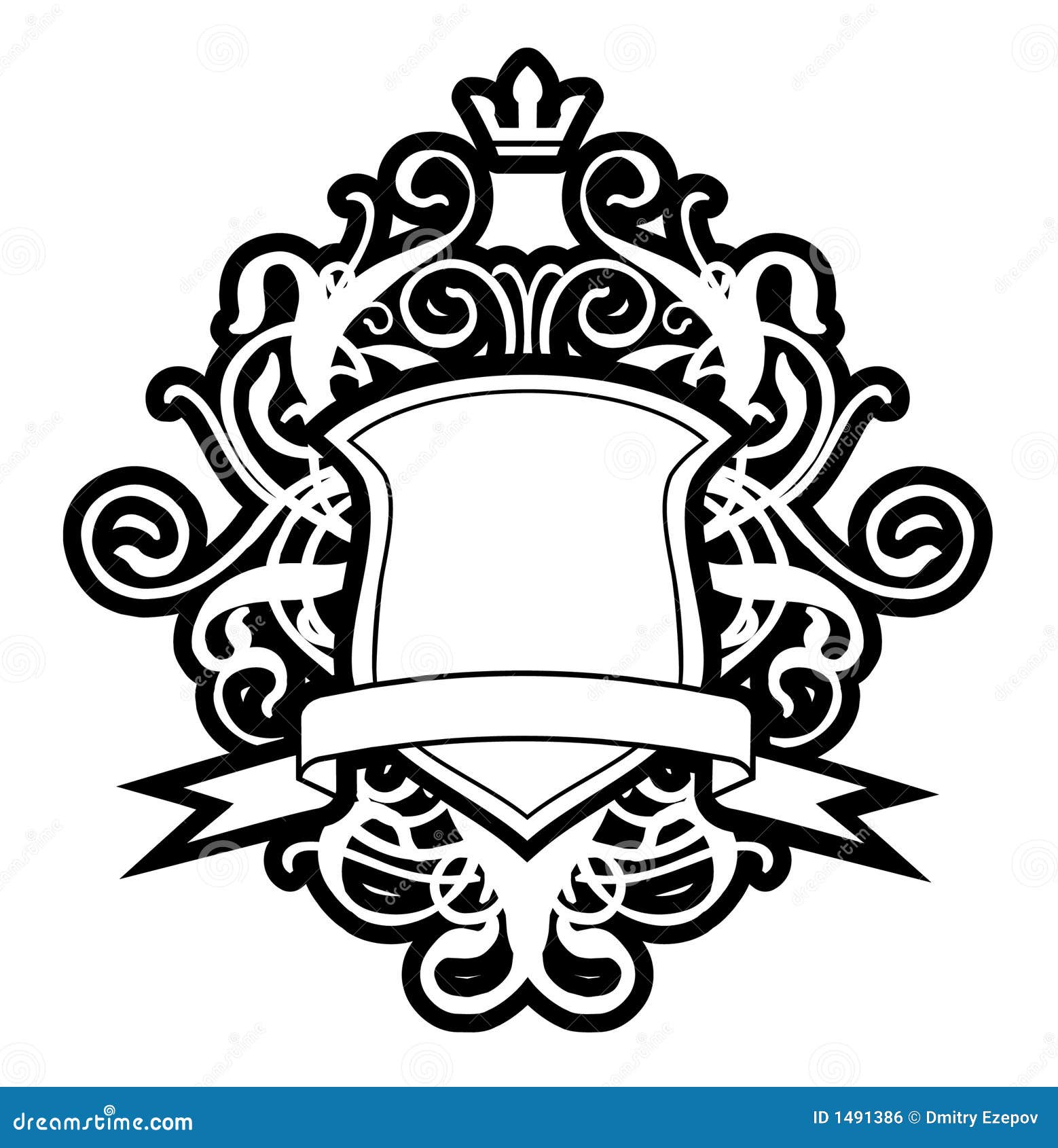 Wapenschild Royalty vrije Stock Afbeelding Beeld 1491386 wapenschild-royalty-vrije-stock-afbeelding-beeld-1491386