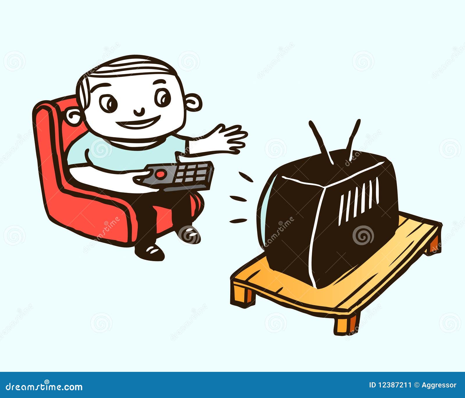 clipart man watching tv - photo #36