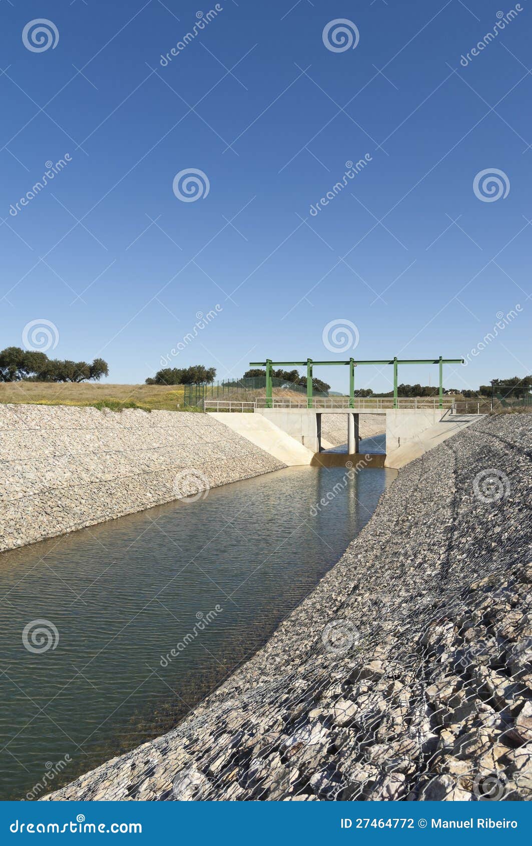 Water+Canal+Gate Almost finished sluice gate in the water diversion canal upstream the ...