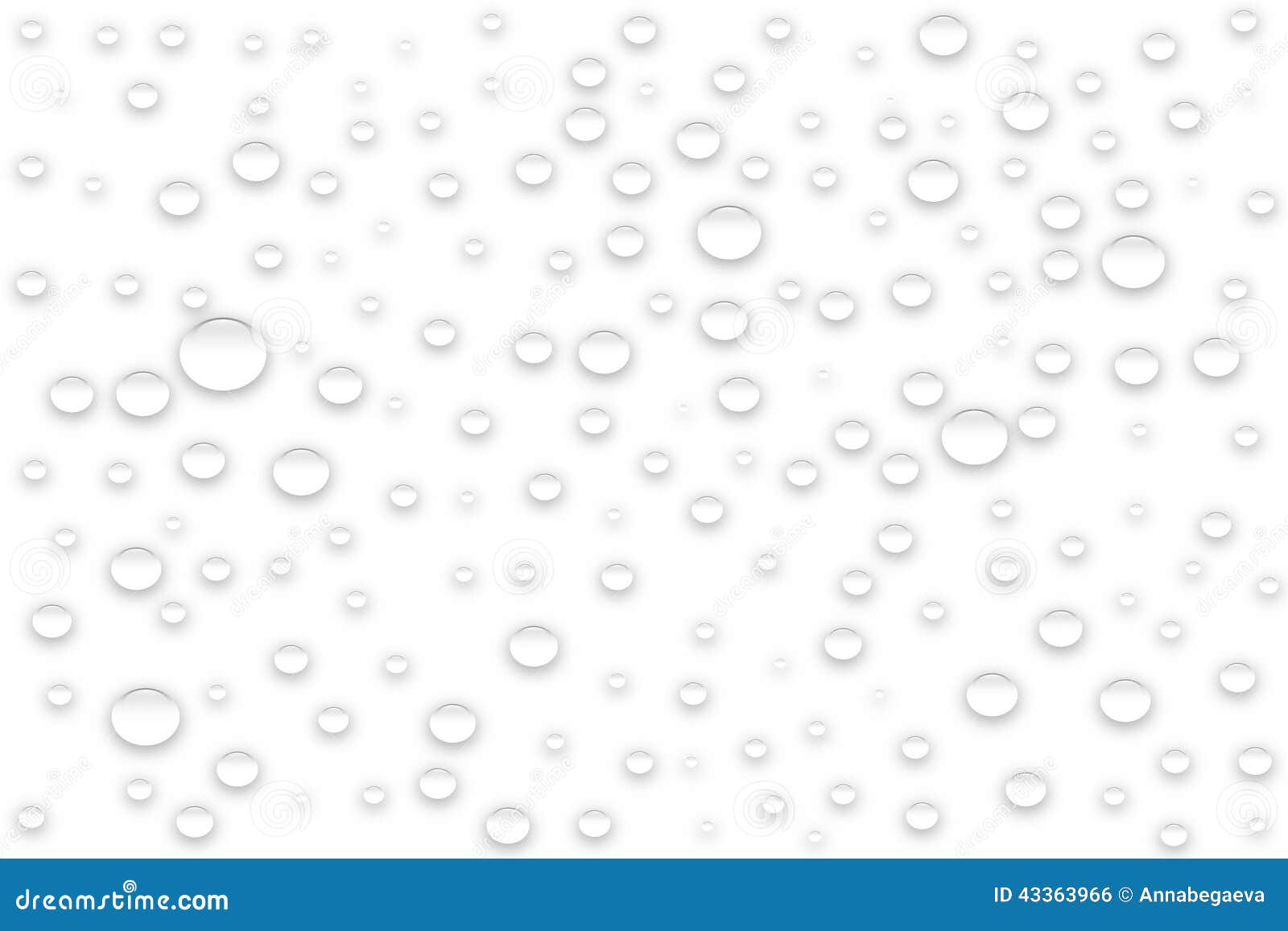 Water Drops On White Background Stock Vector - Image: 43363966