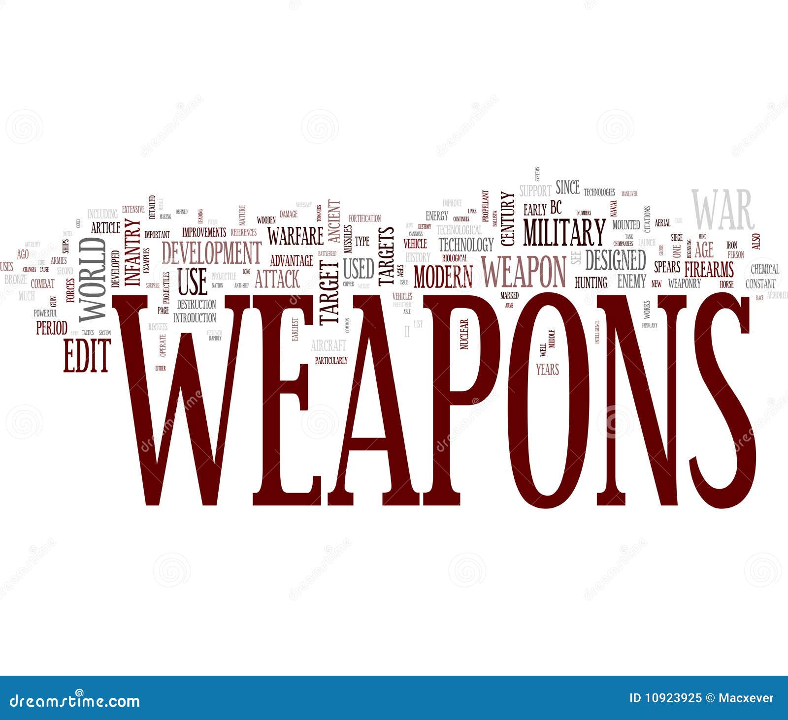 Weapons Royalty Free Stock Photo Image 10923925