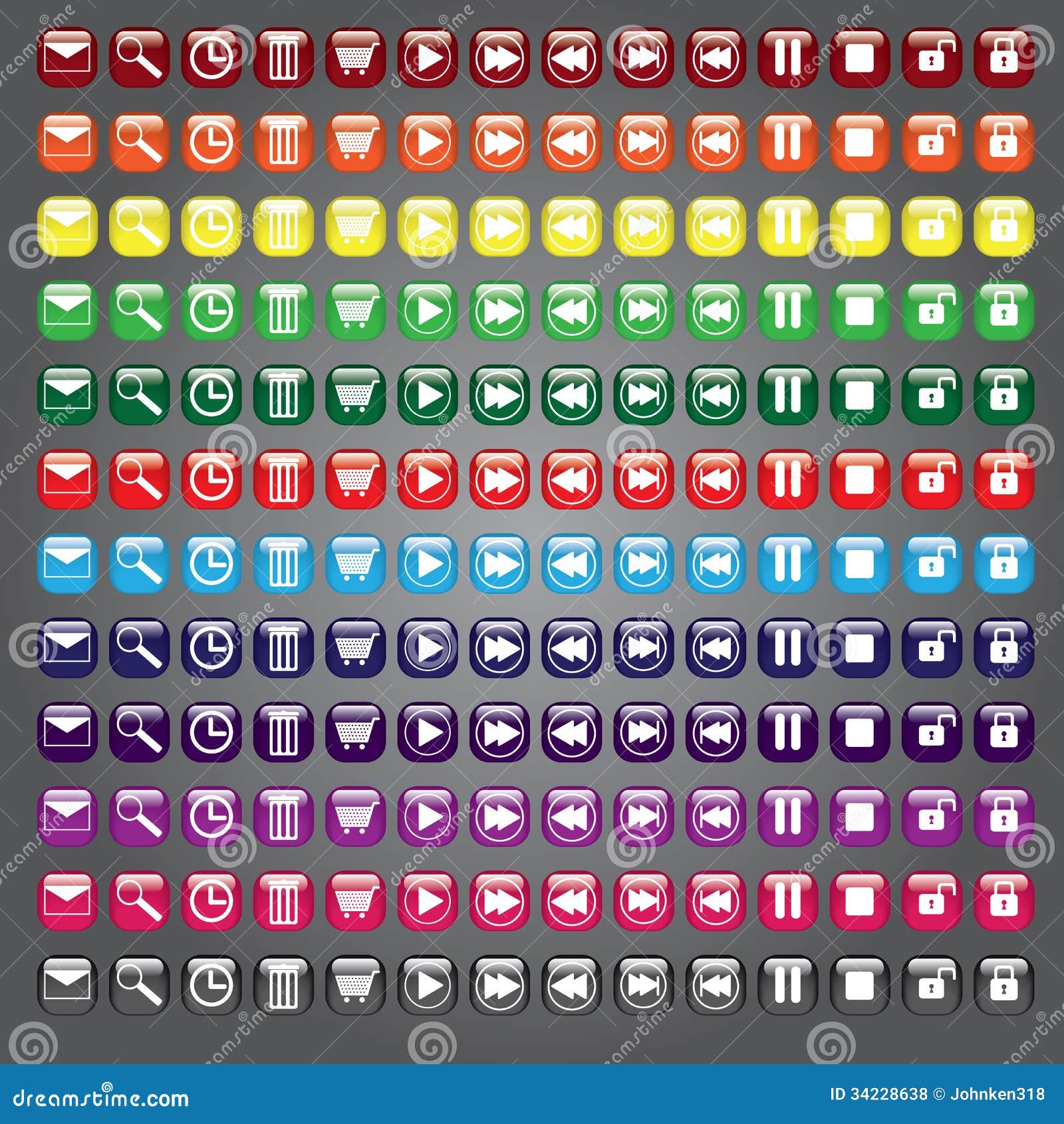 web icons buttons collection royalty free stock photos