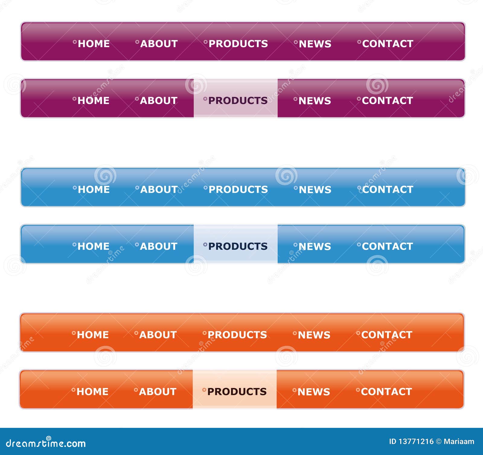 WEB MENU web menu: