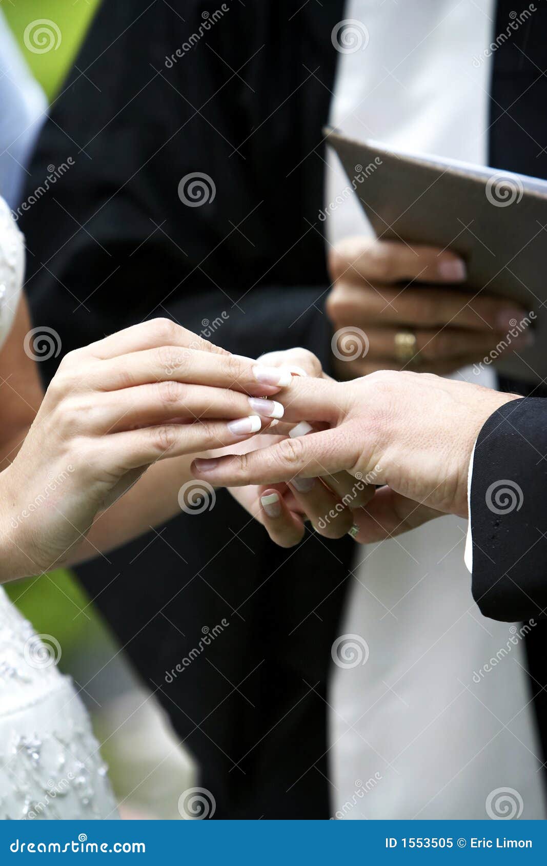 More similar stock images of ` Wedding ceremony ring exchange `