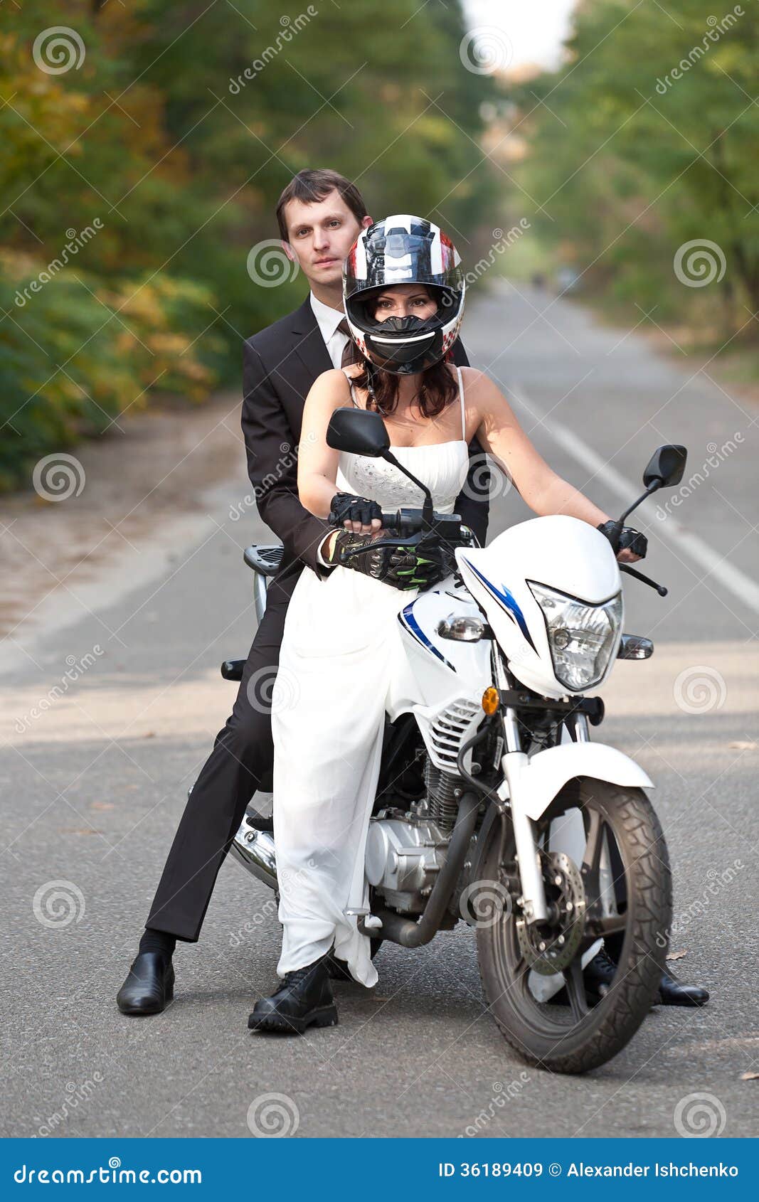 свадьба на мотоциклах 
