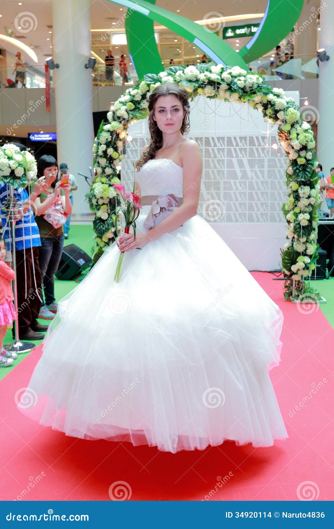 Wedding dresses fashion show Editorial Stock Image
