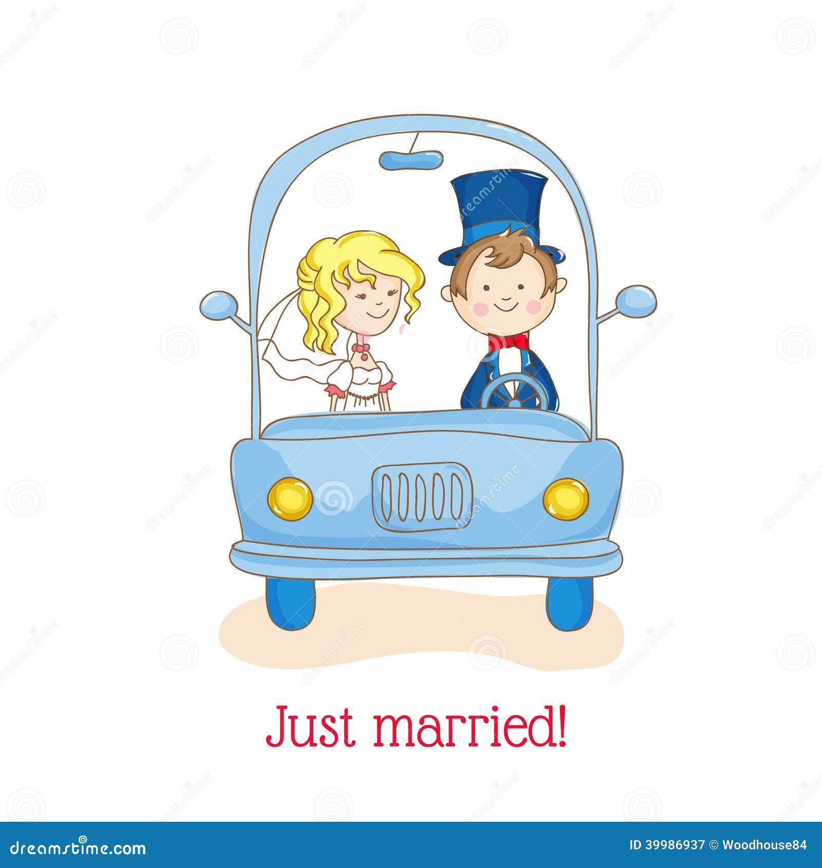 free clipart just married car - photo #48