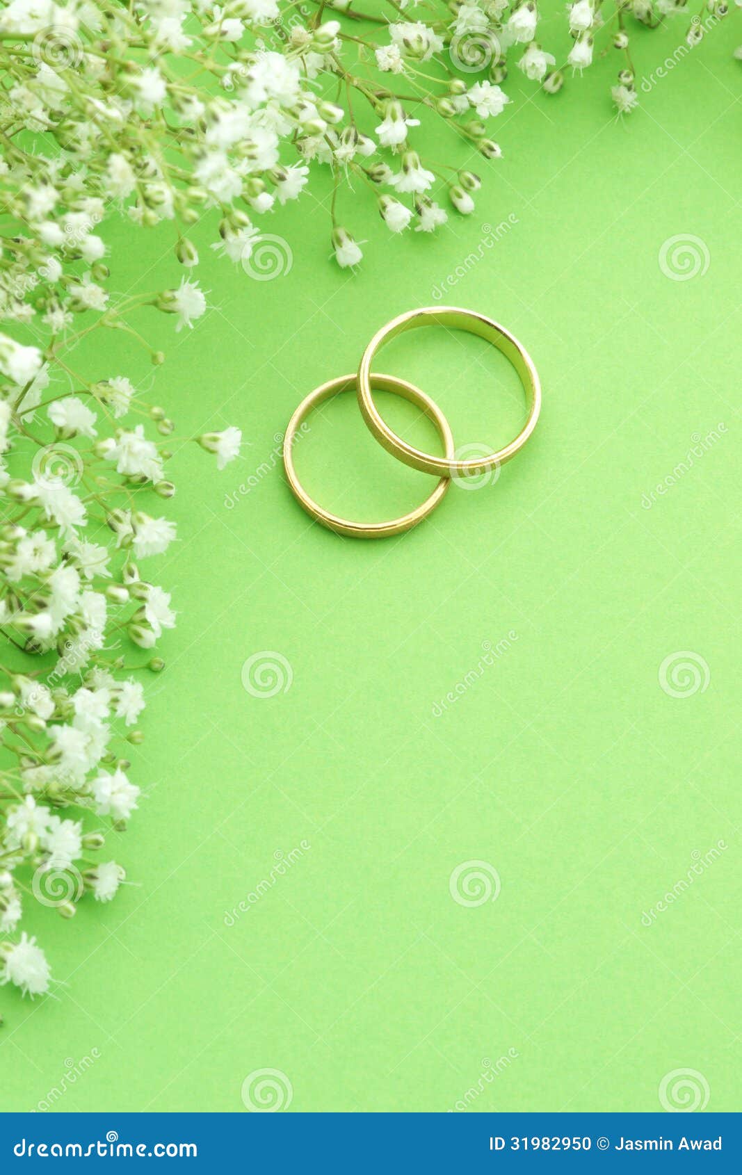 Unique green wedding invitations