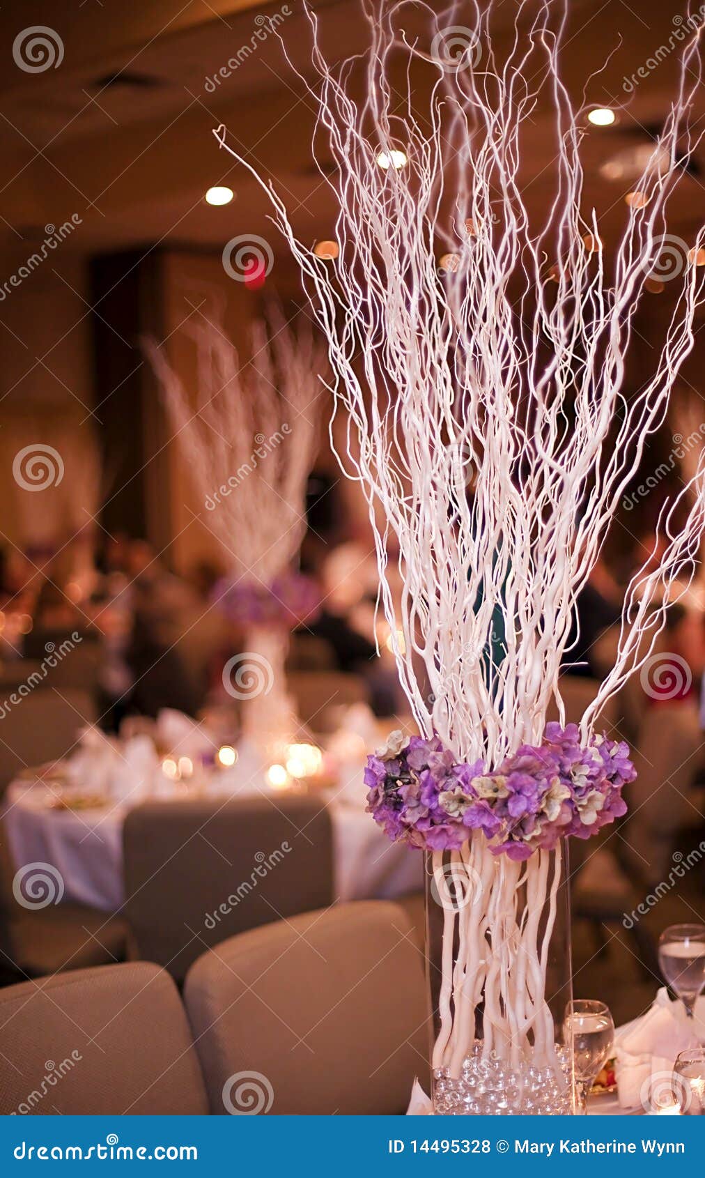 Wedding flower sticks