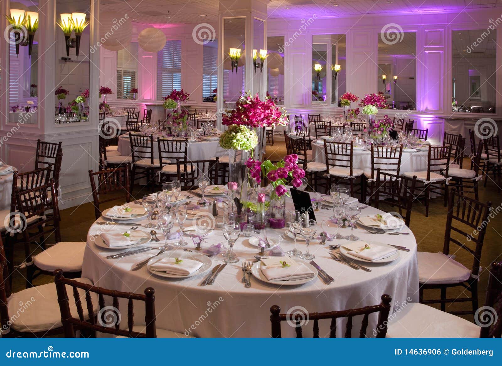 Wedding Table Royalty Free Stock Image - Image: 14636906