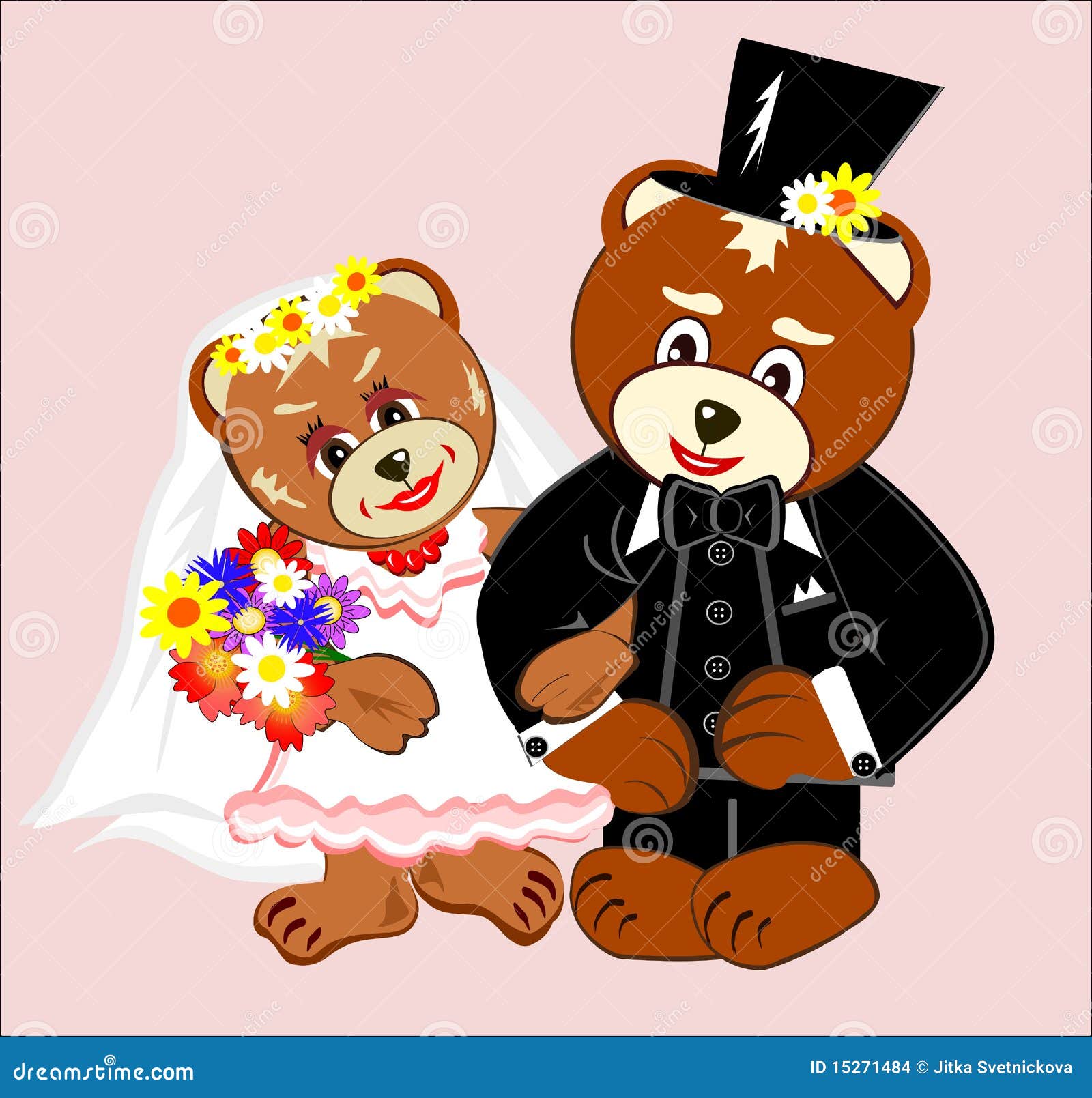 teddy bear bride and groom clipart - photo #26