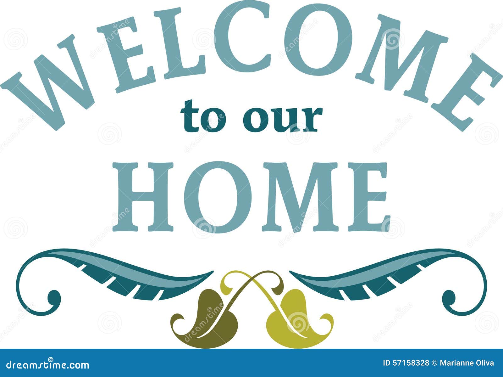 Welcome To Our Home Stock Photo - Image: 57158328 Welcome To Our Home Stock Photo - Image: 57158328