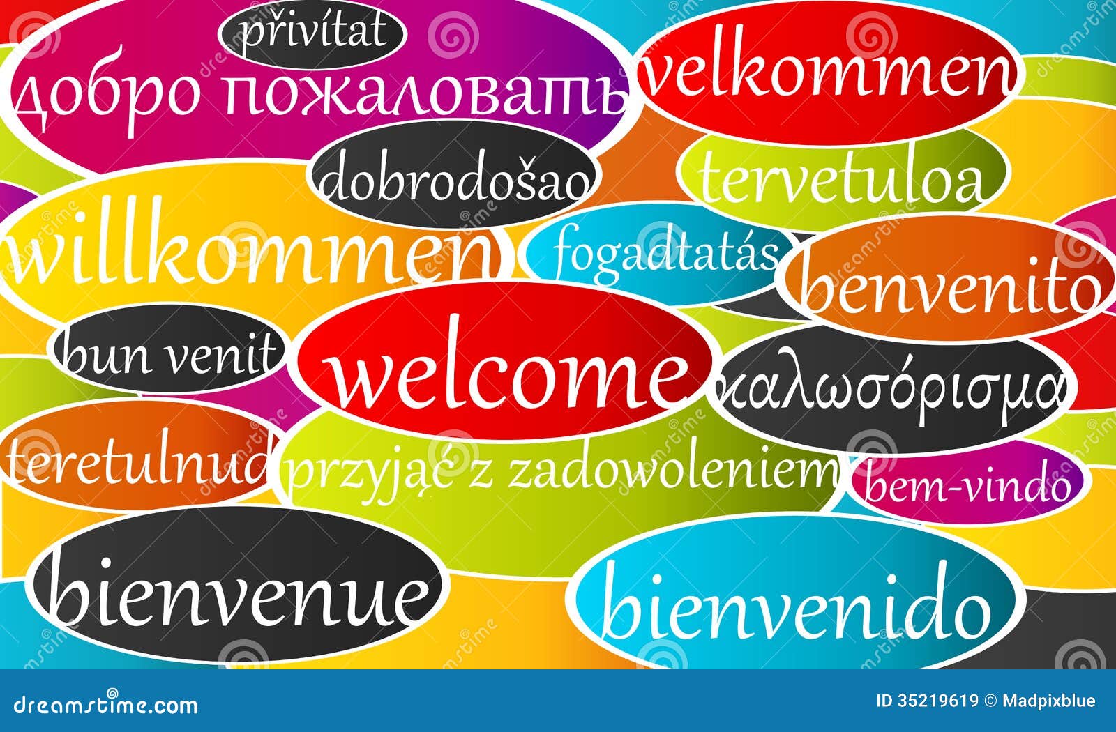 welcome-vector-banner-written-different-