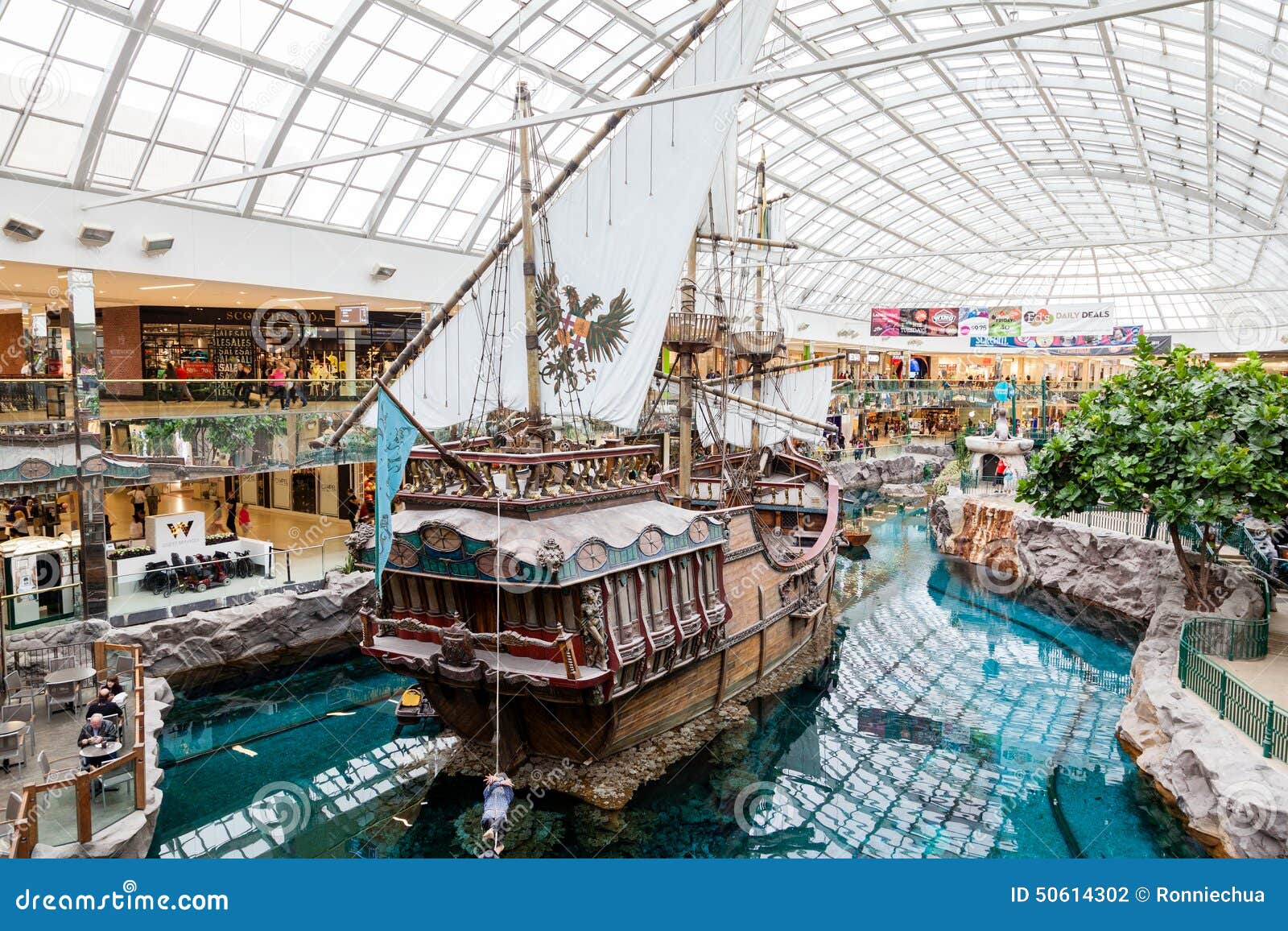 West Edmonton Mall In Alberta, Canada Editorial Photography - Image