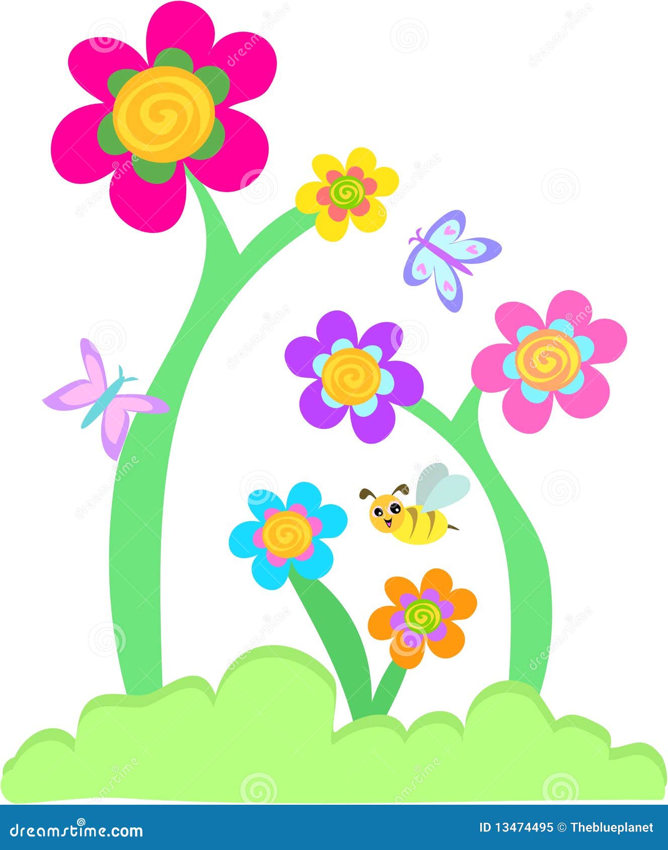 clipart of a beautiful garden - photo #36